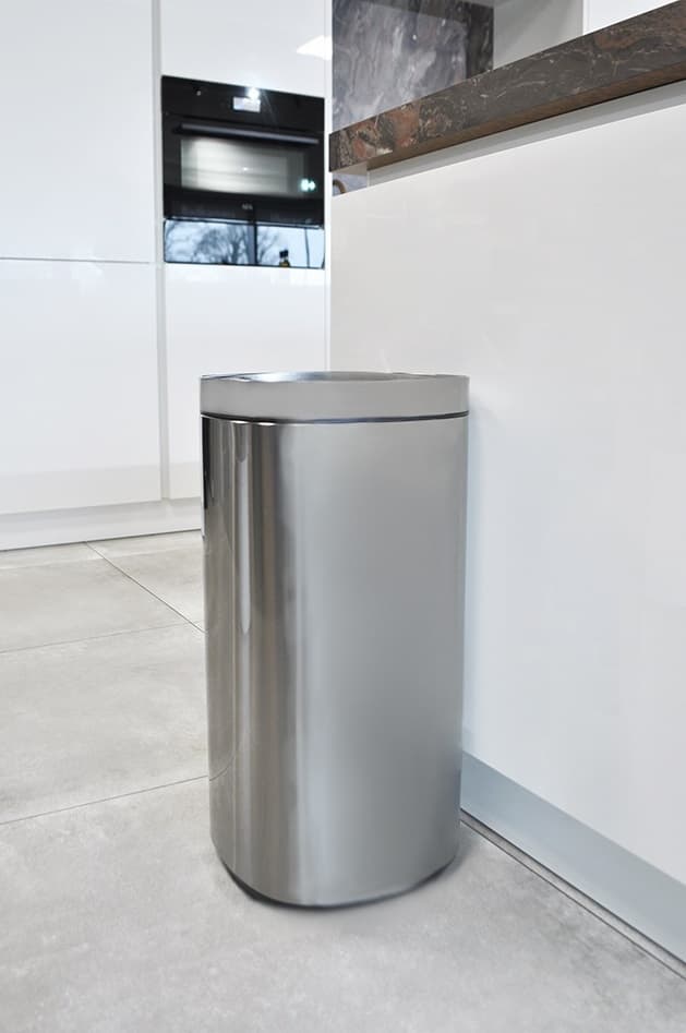 Afvalbak Desq Touch 30 liter RVS zilver 6