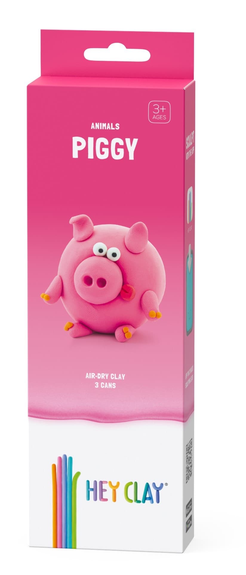 Klei Hey Clay Piggy 3 potjes