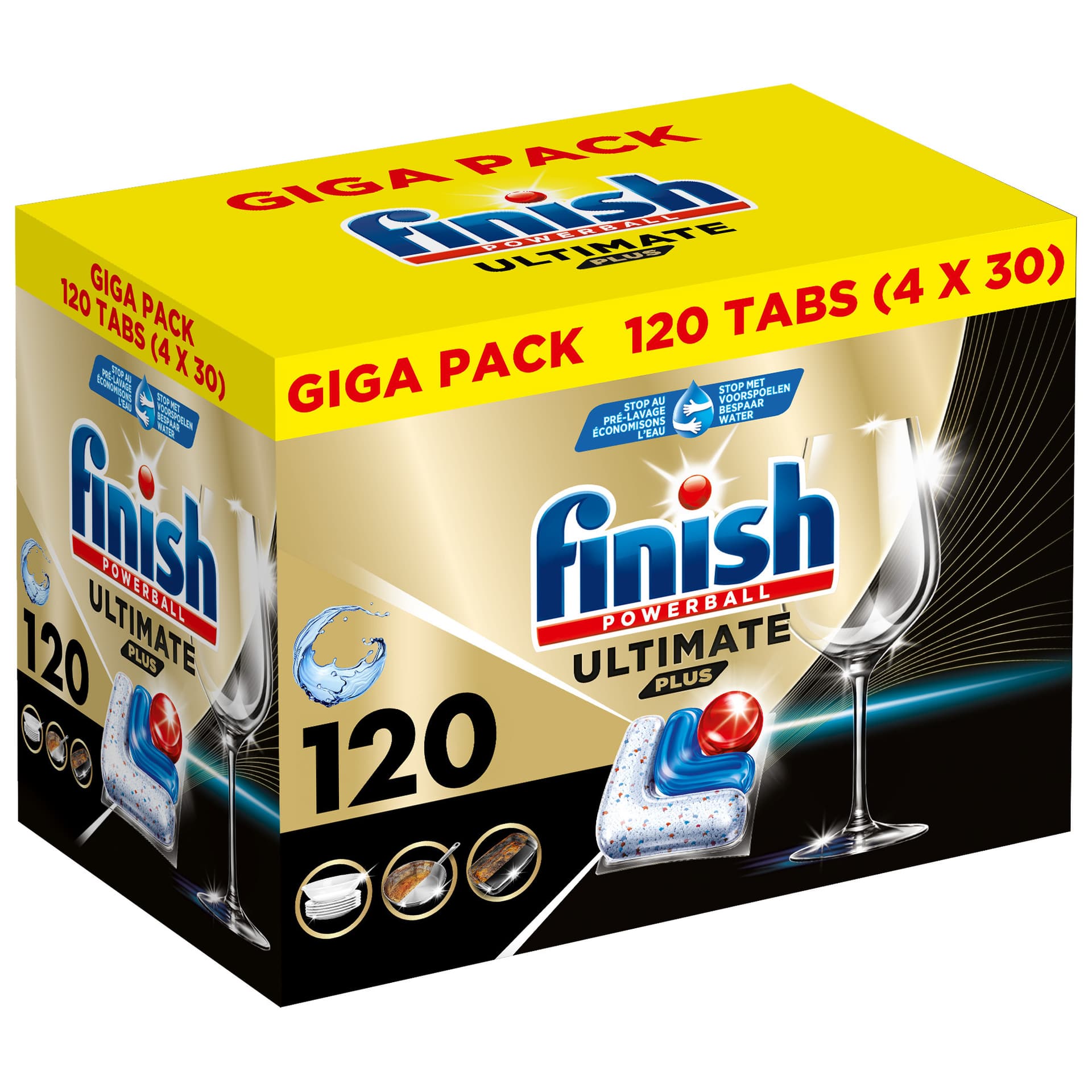 Vaatwastabletten Finish Ultimate plus 120 stuks gigapack 2