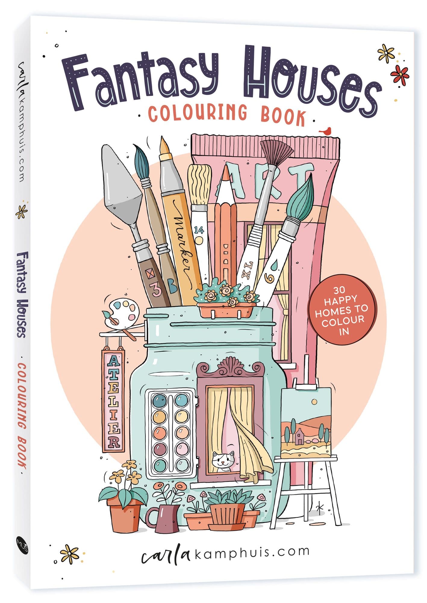 Kleurboek MUS Fantasy Houses 2