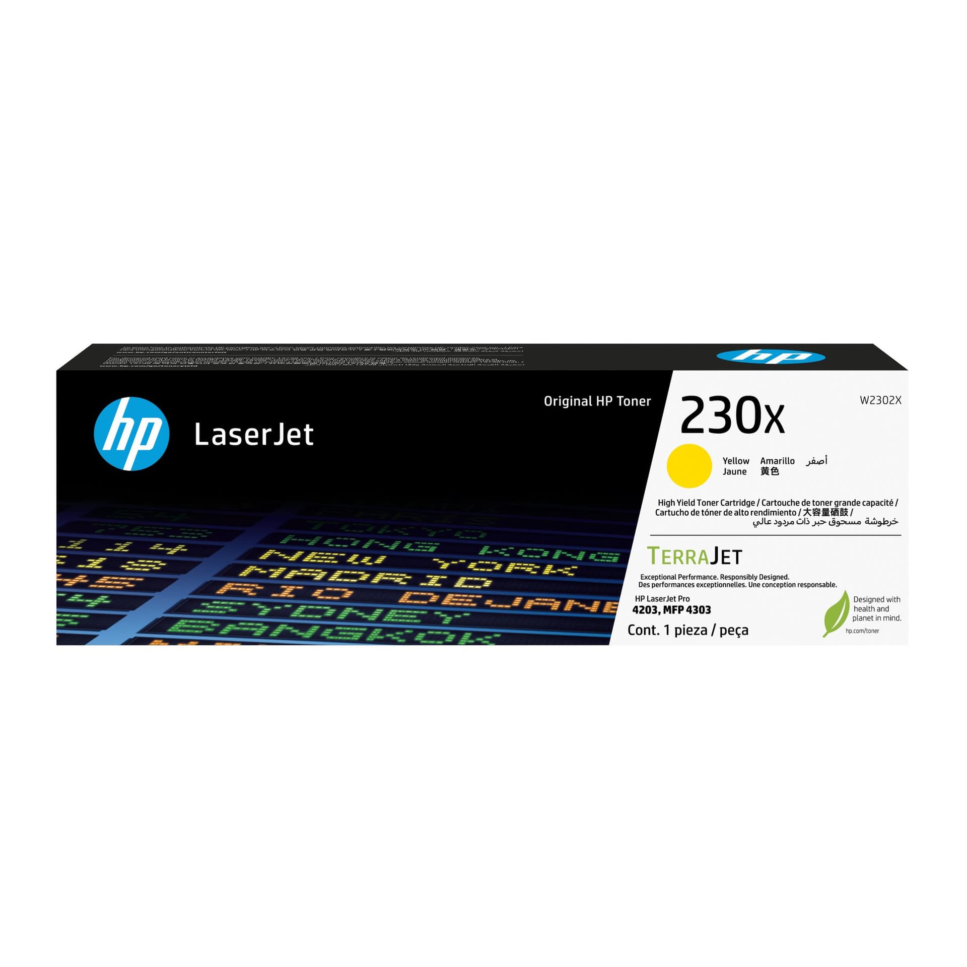 Tonercartridge HP W2302X 230X geel