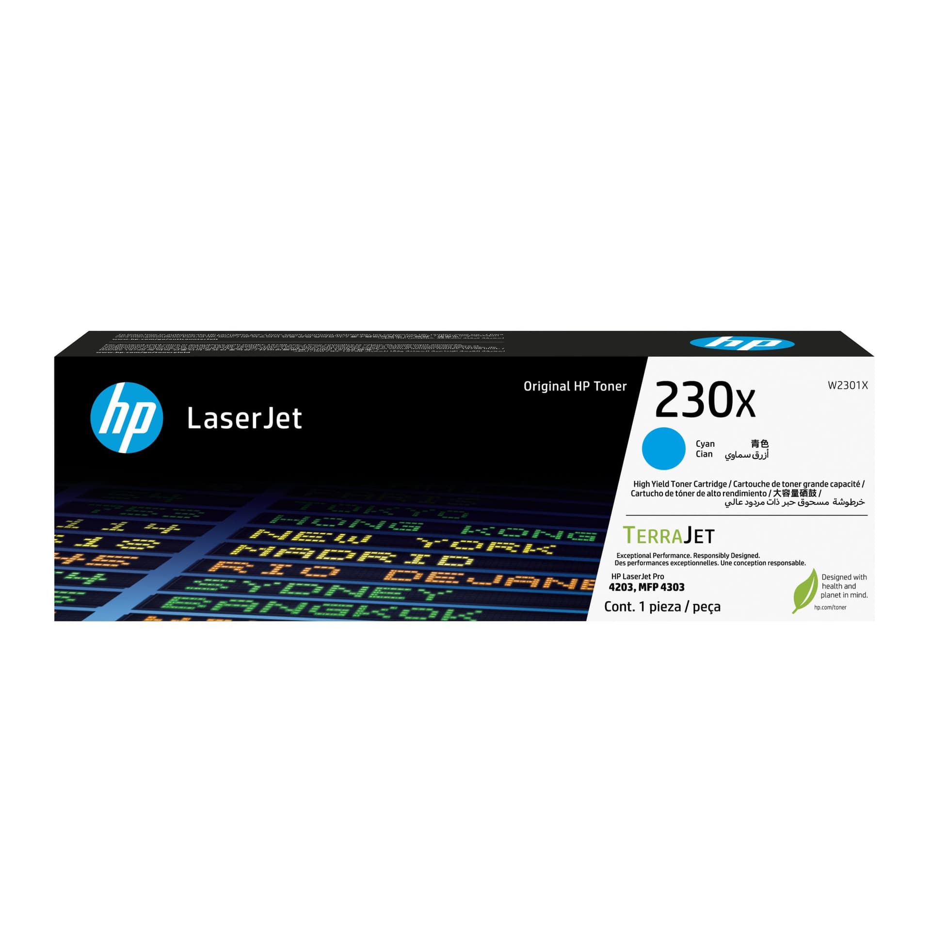 Tonercartridge HP W2301X 230X blauw