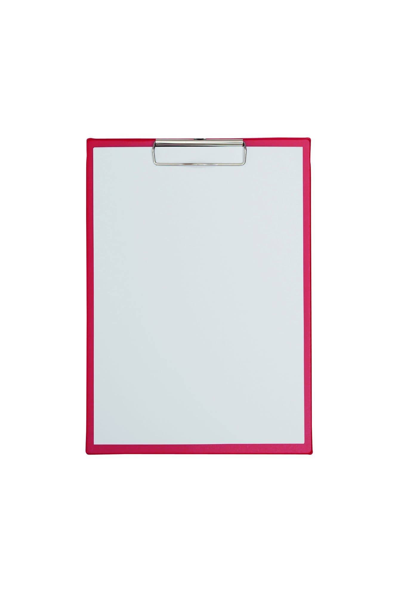 Klembord MAUL A4 staand PVC rood 3