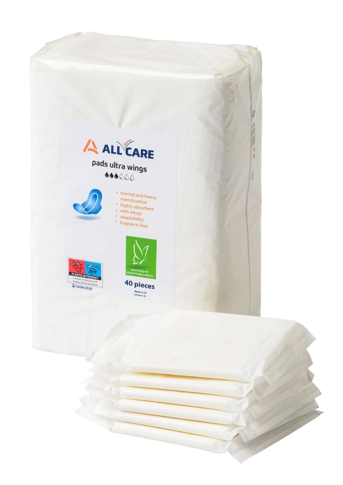 Maandverband MediQo-line Ultra Wings (6 x 40 stuks) 2