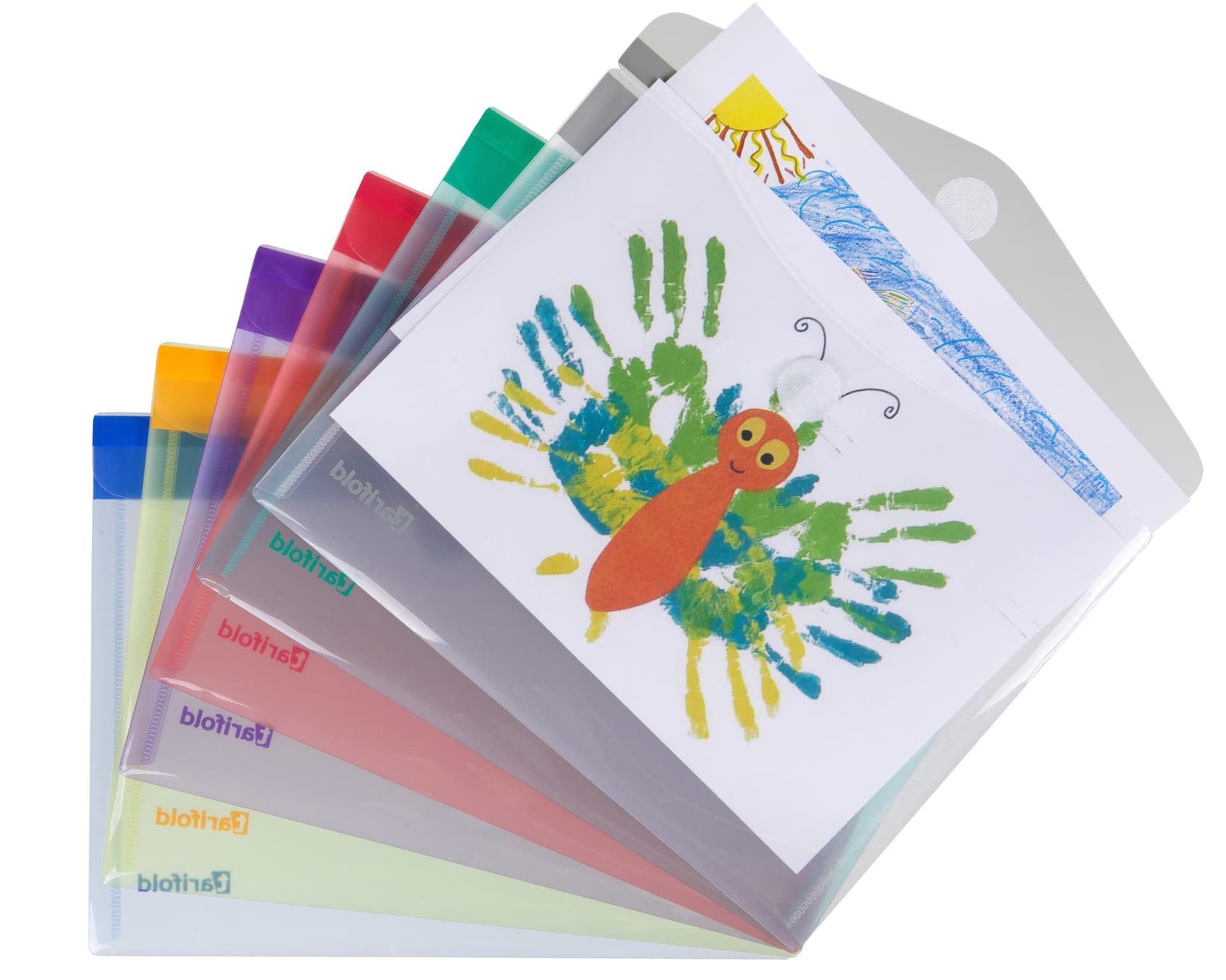Enveloptas Djois Color Collection A5 horizontaal assorti 3