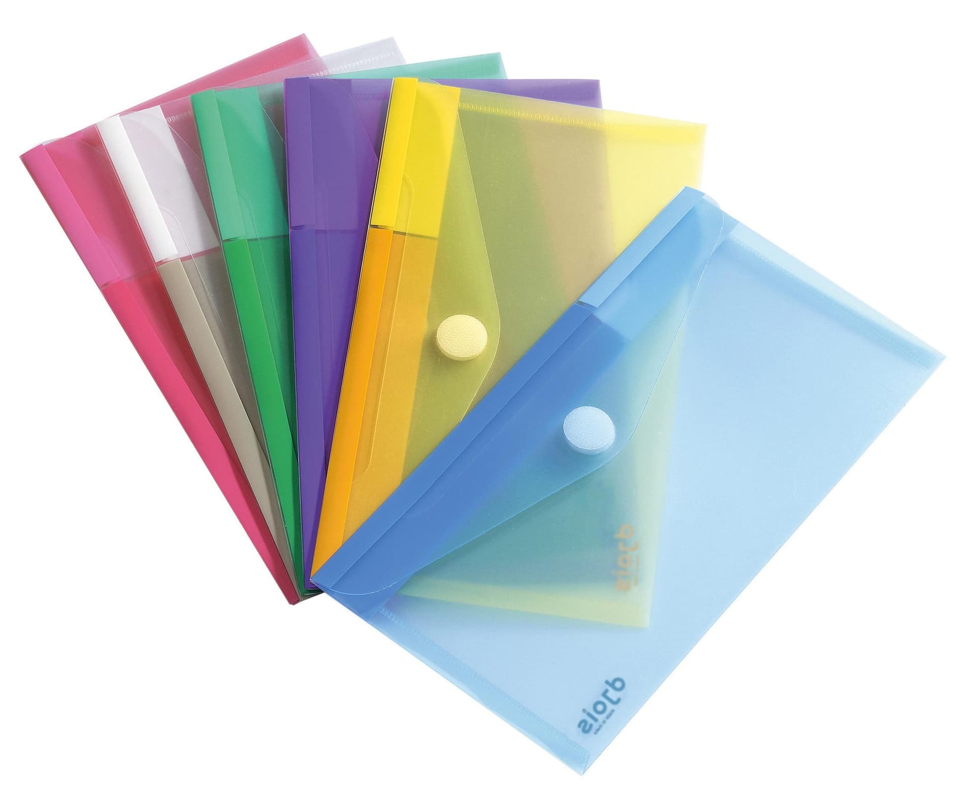 Enveloptas Djois Color Collection horizontaal 250x135mm assorti