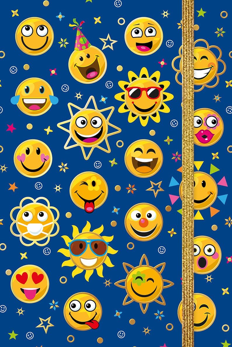 Notitieboekje smiley's/TC/150-110mm/Multi/Papier