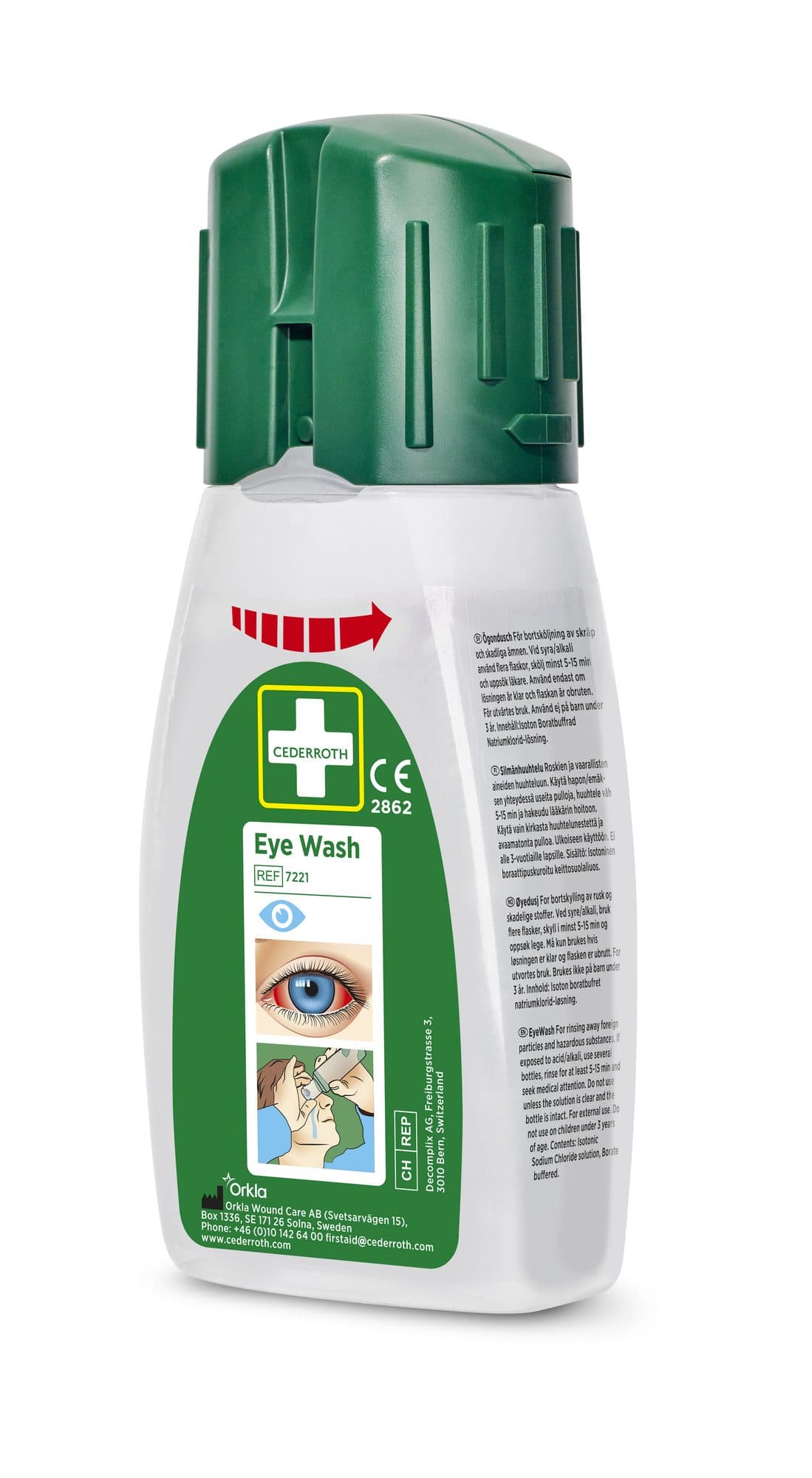Oogdouche Cederroth zakmodel 3