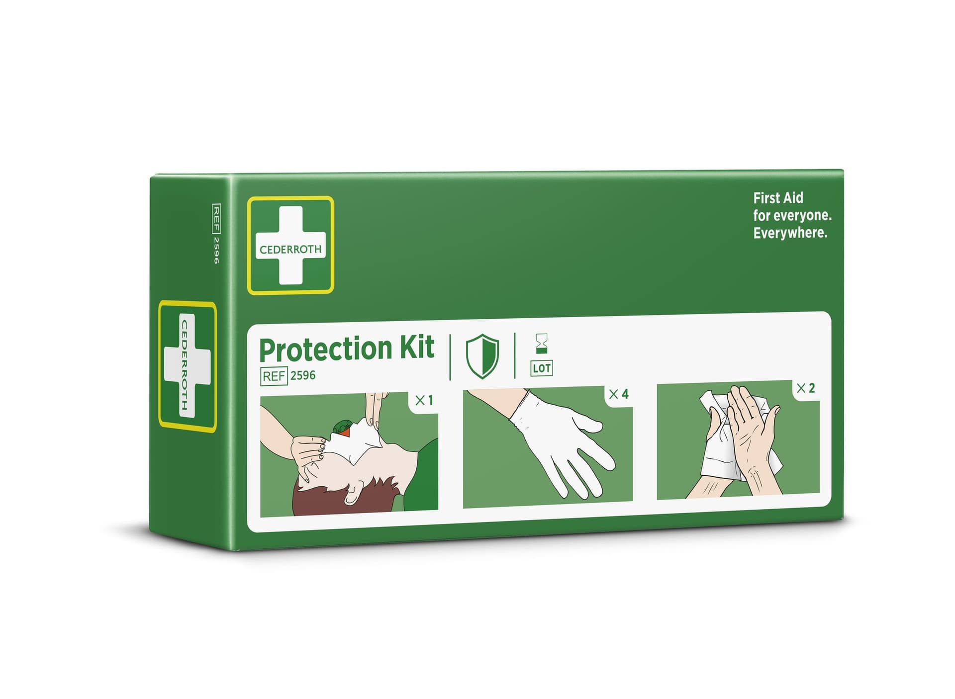 Protectiepakket Cederroth beademingsdoekjes 2
