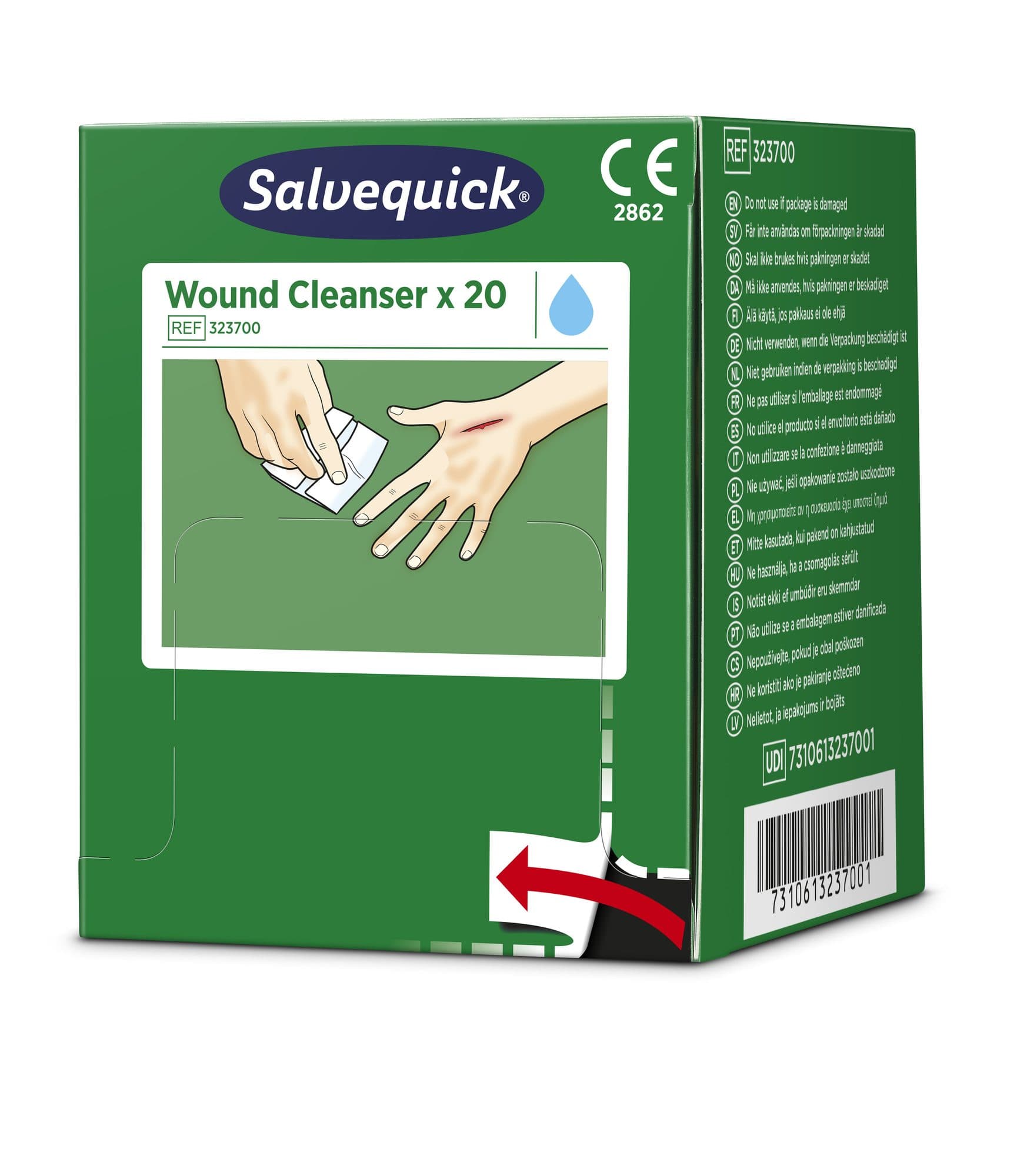 Wondreinigingsdoekjes Salvequick 20 stuks