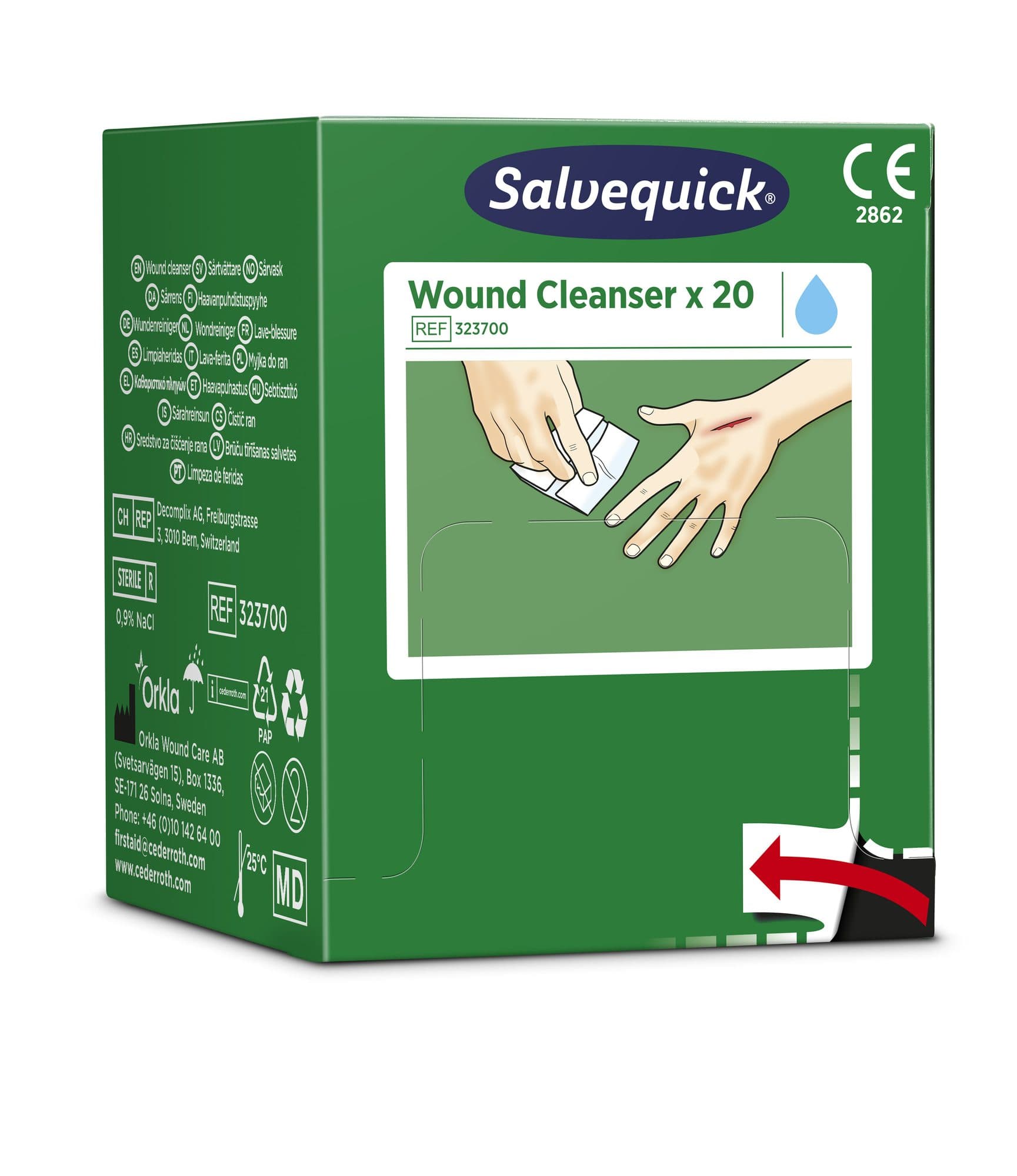 Wondreinigingsdoekjes Salvequick 20 stuks 3