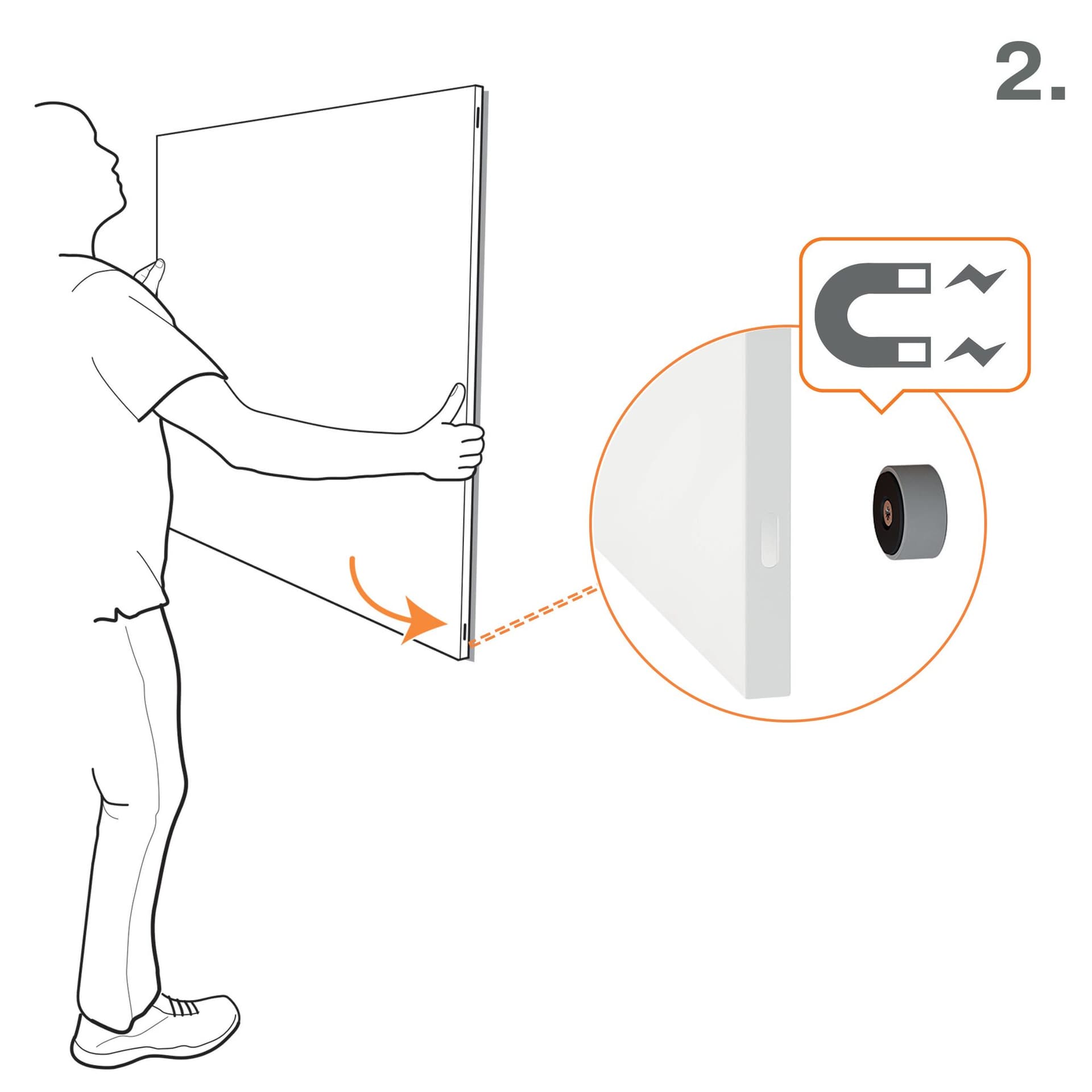 Whiteboard Nobo Infinity randloos 60x90cm 6