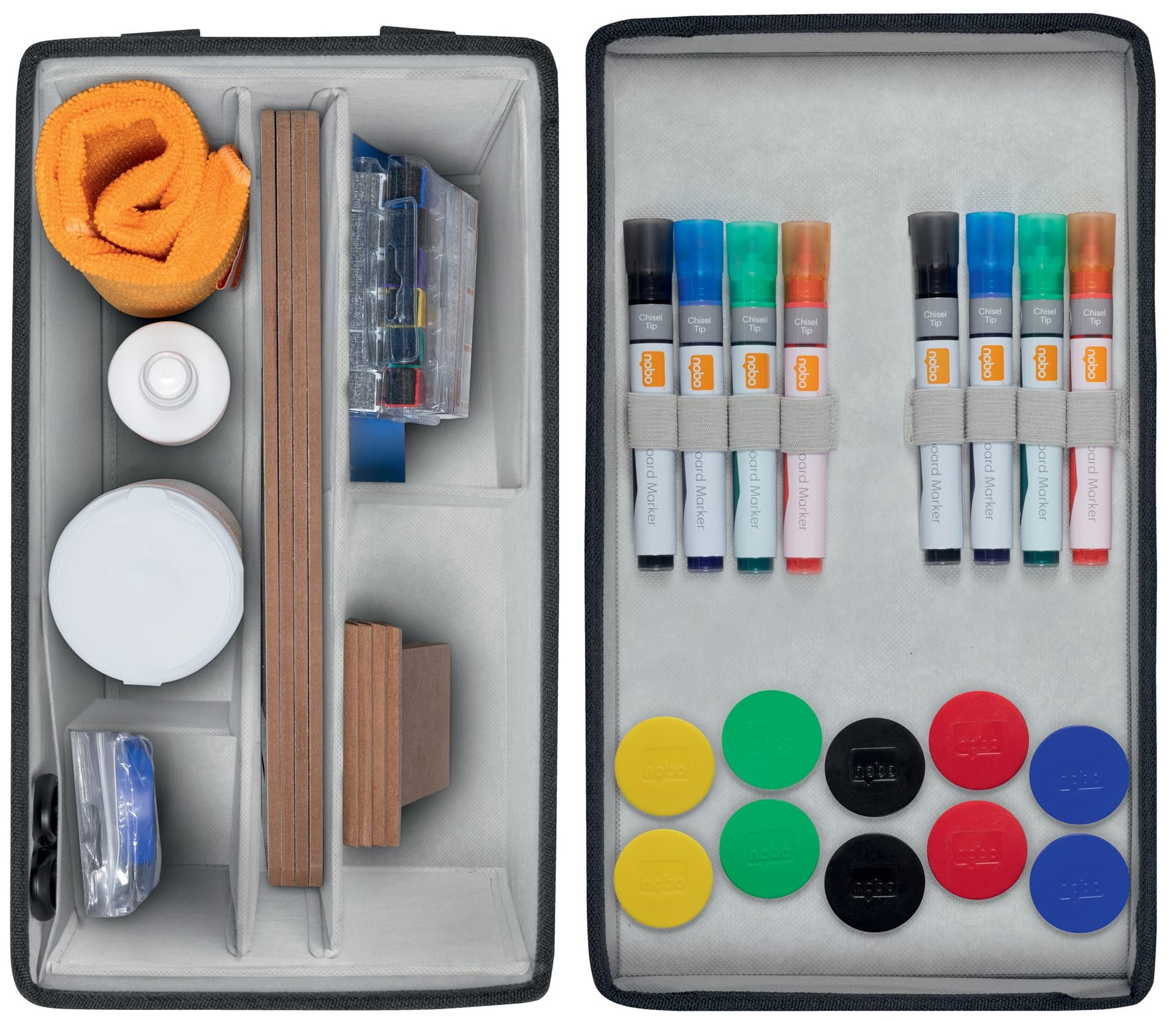 Whiteboard accessoire kit Nobo in draagtas 4