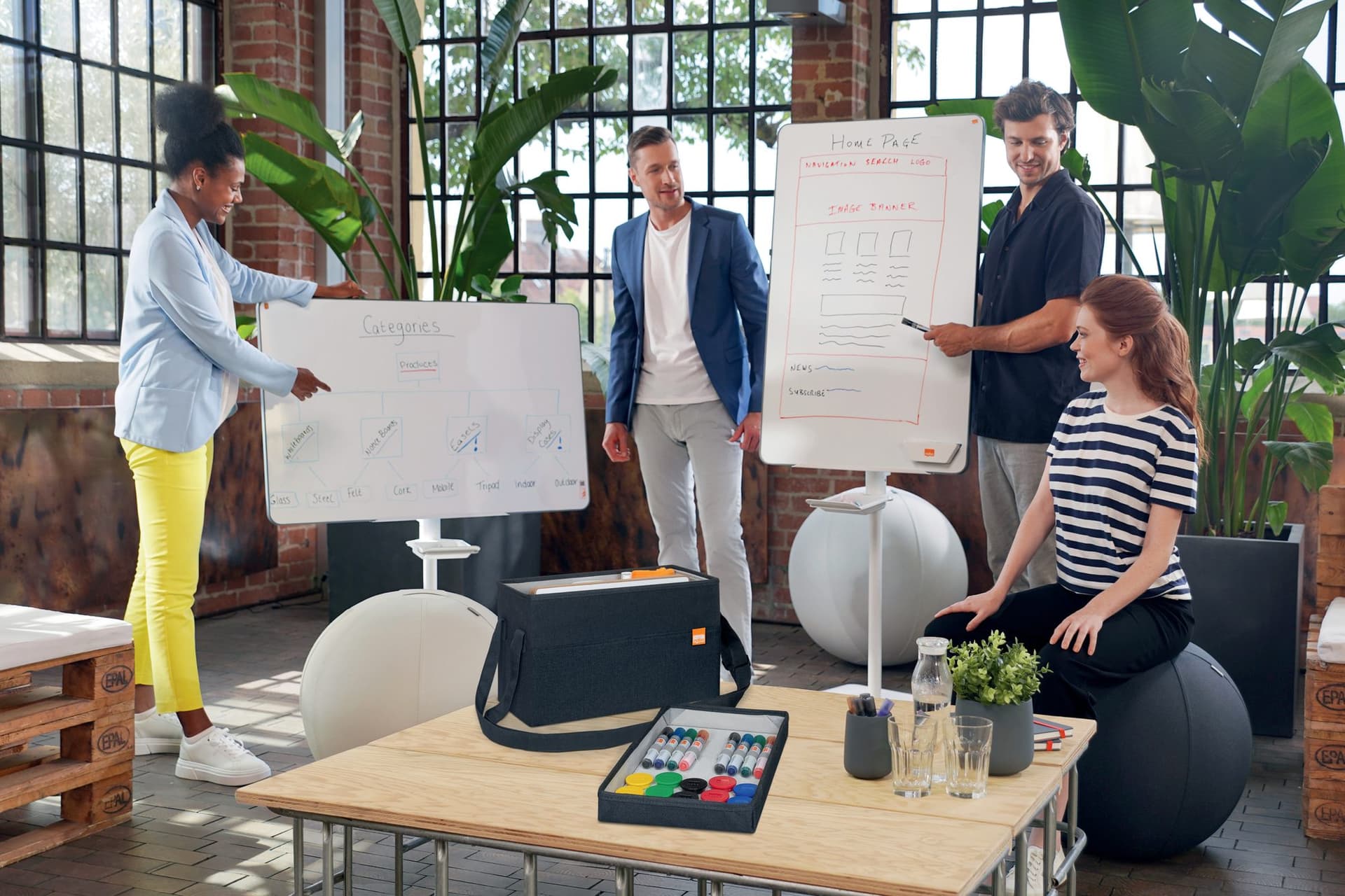 Whiteboard accessoire kit Nobo in draagtas 9