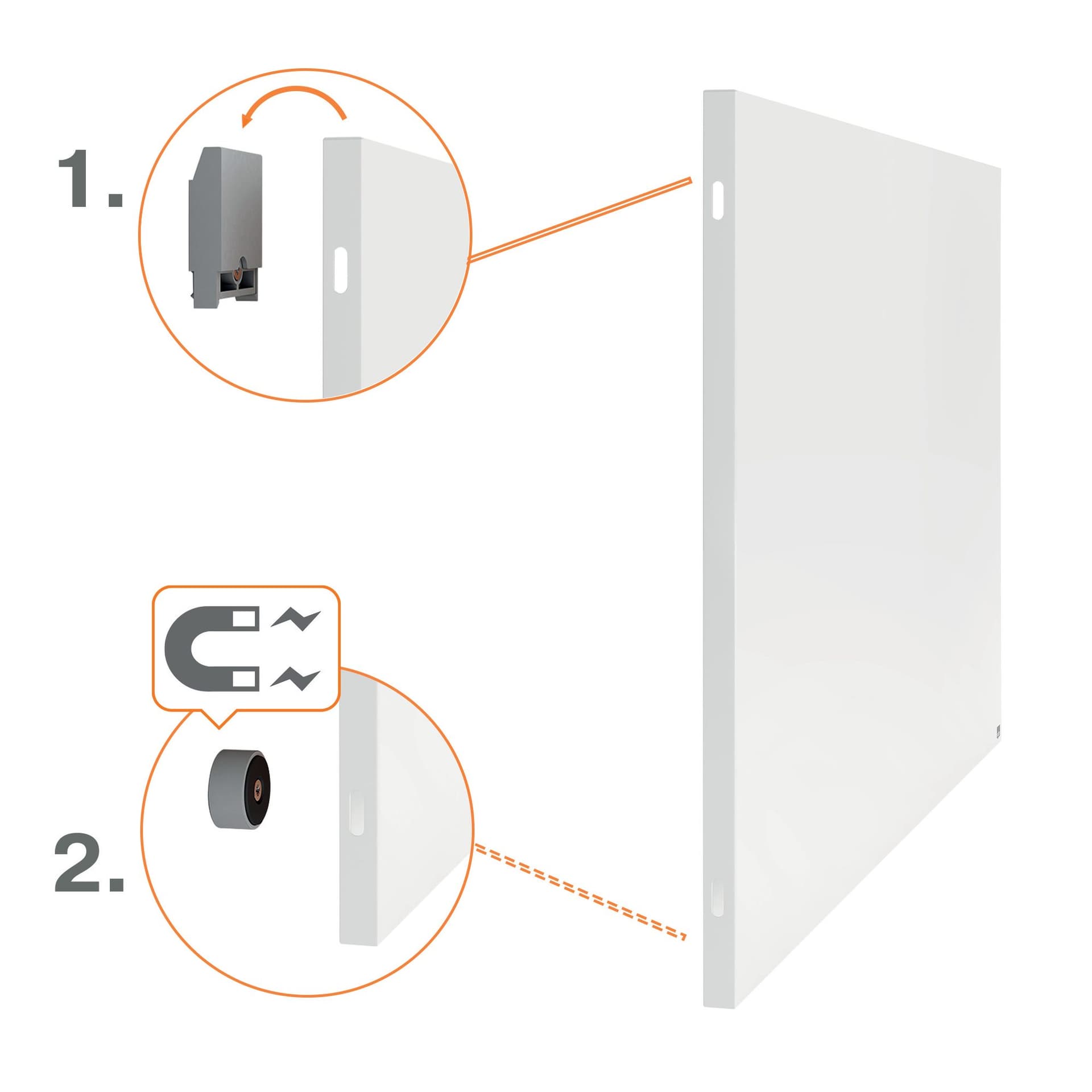 Whiteboard Nobo Infinity randloos 90x120cm 4