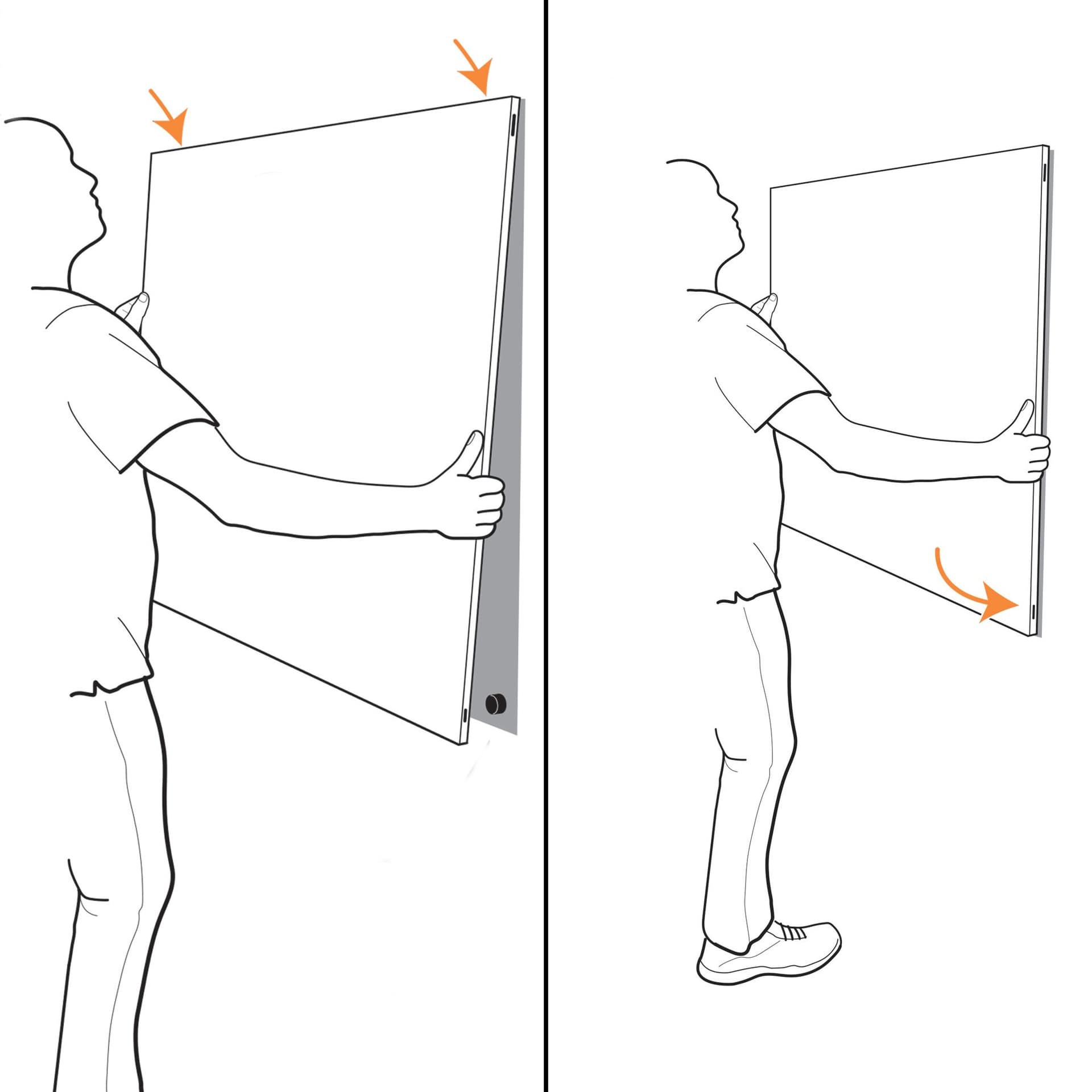 Whiteboard Nobo Infinity randloos 90x120cm 7