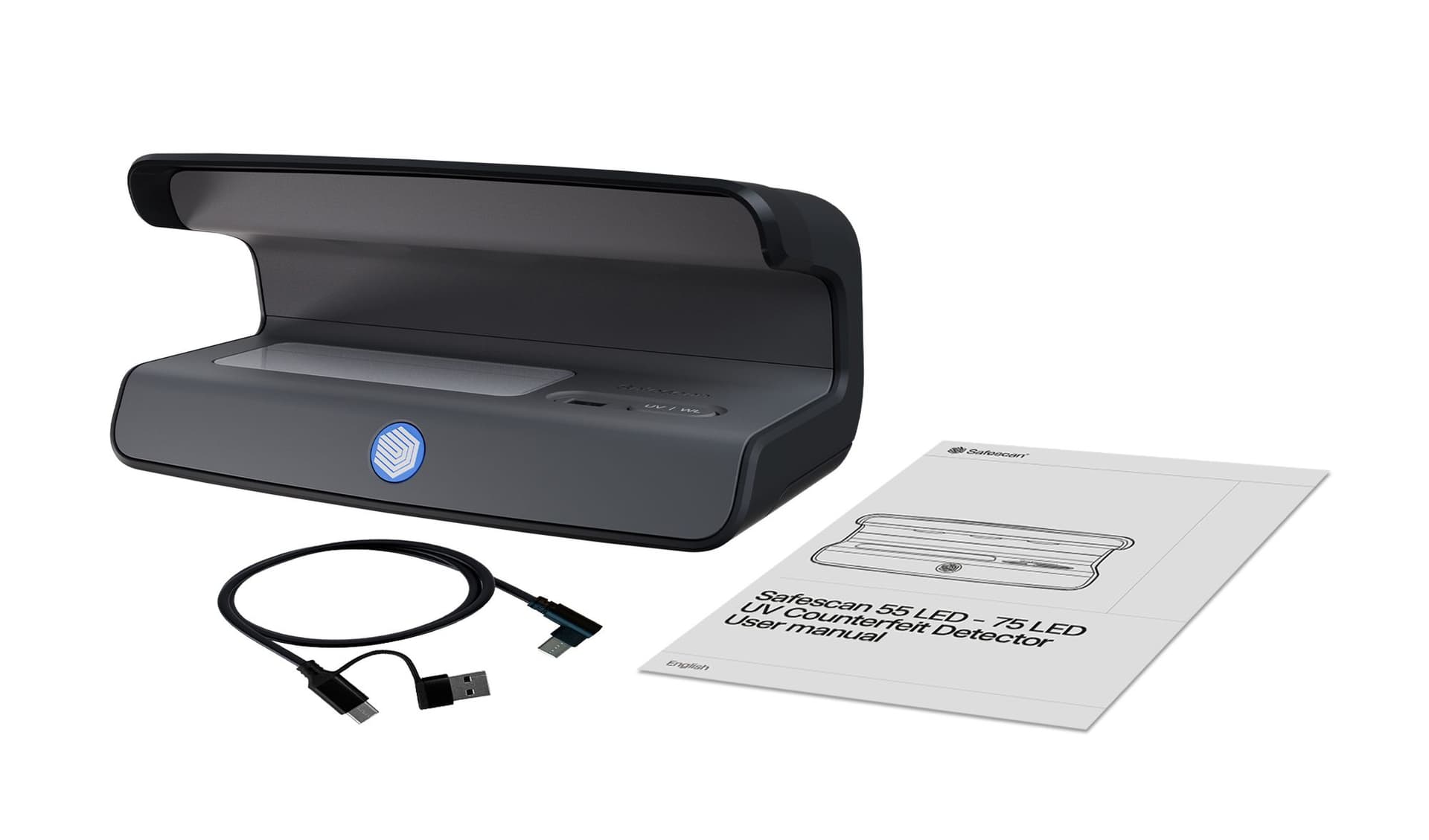 Valsgeld detector Safescan 75 UV LED zwart 6