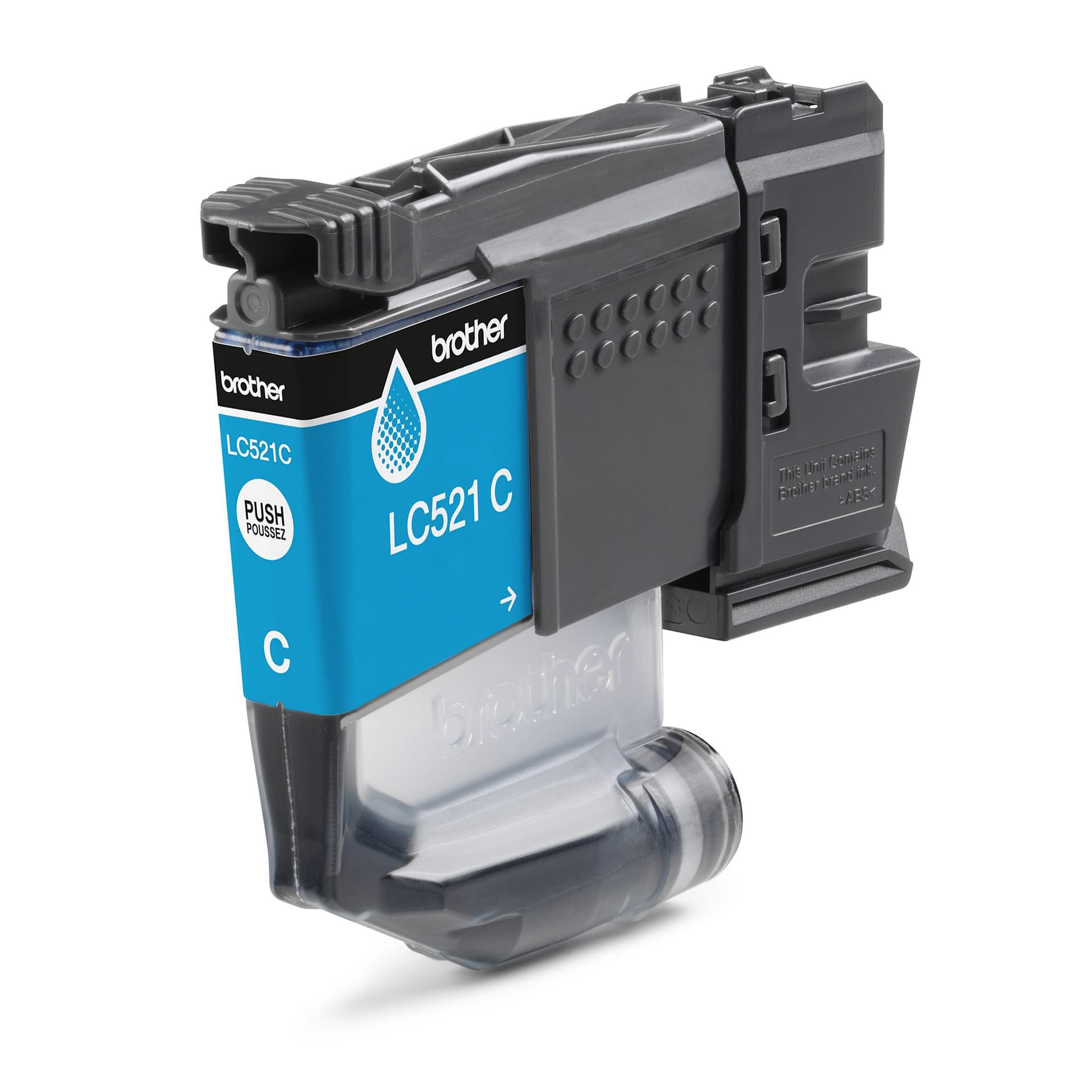 Inktcartridge Brother LC-521C blauw 2