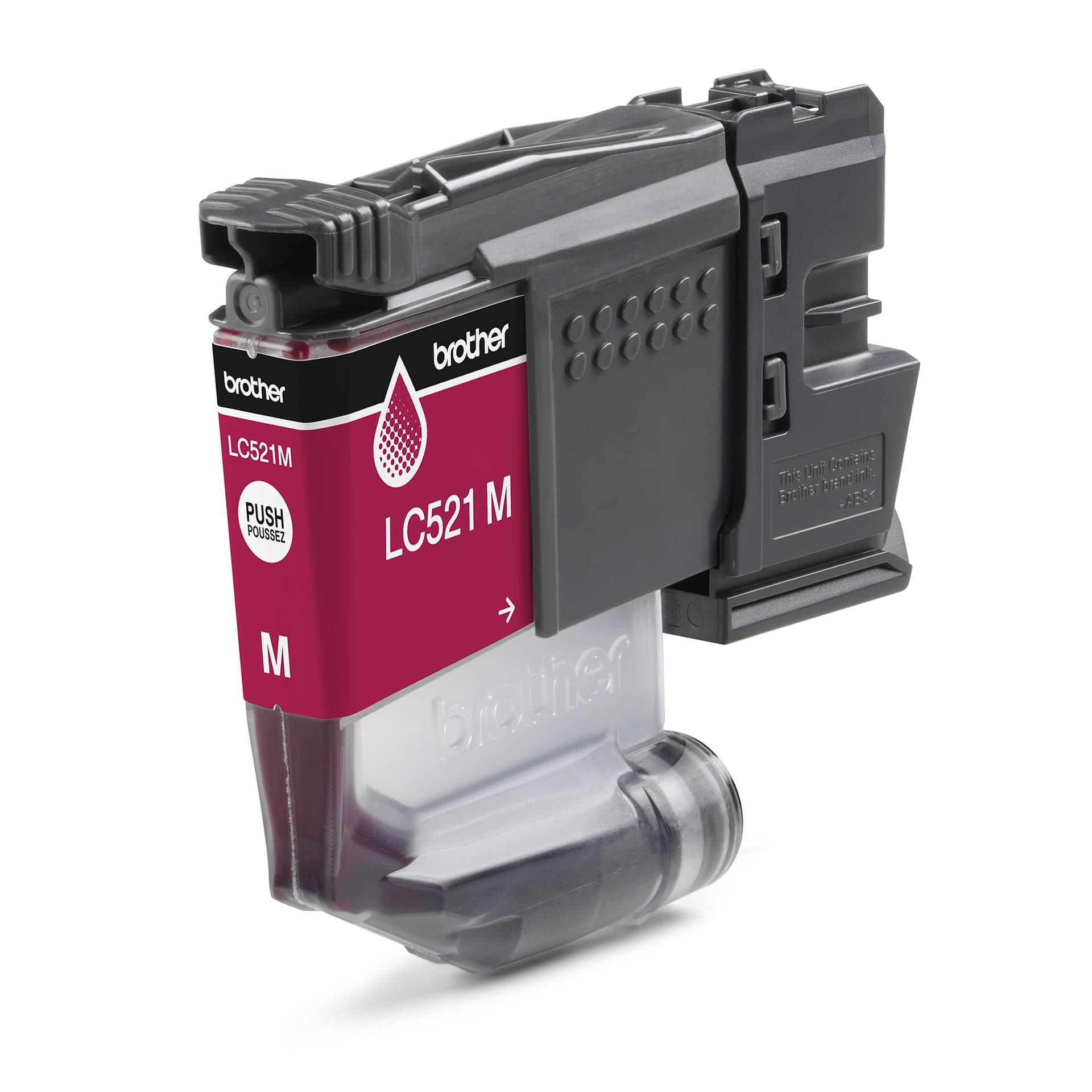 Inktcartridge Brother LC-521M rood 2