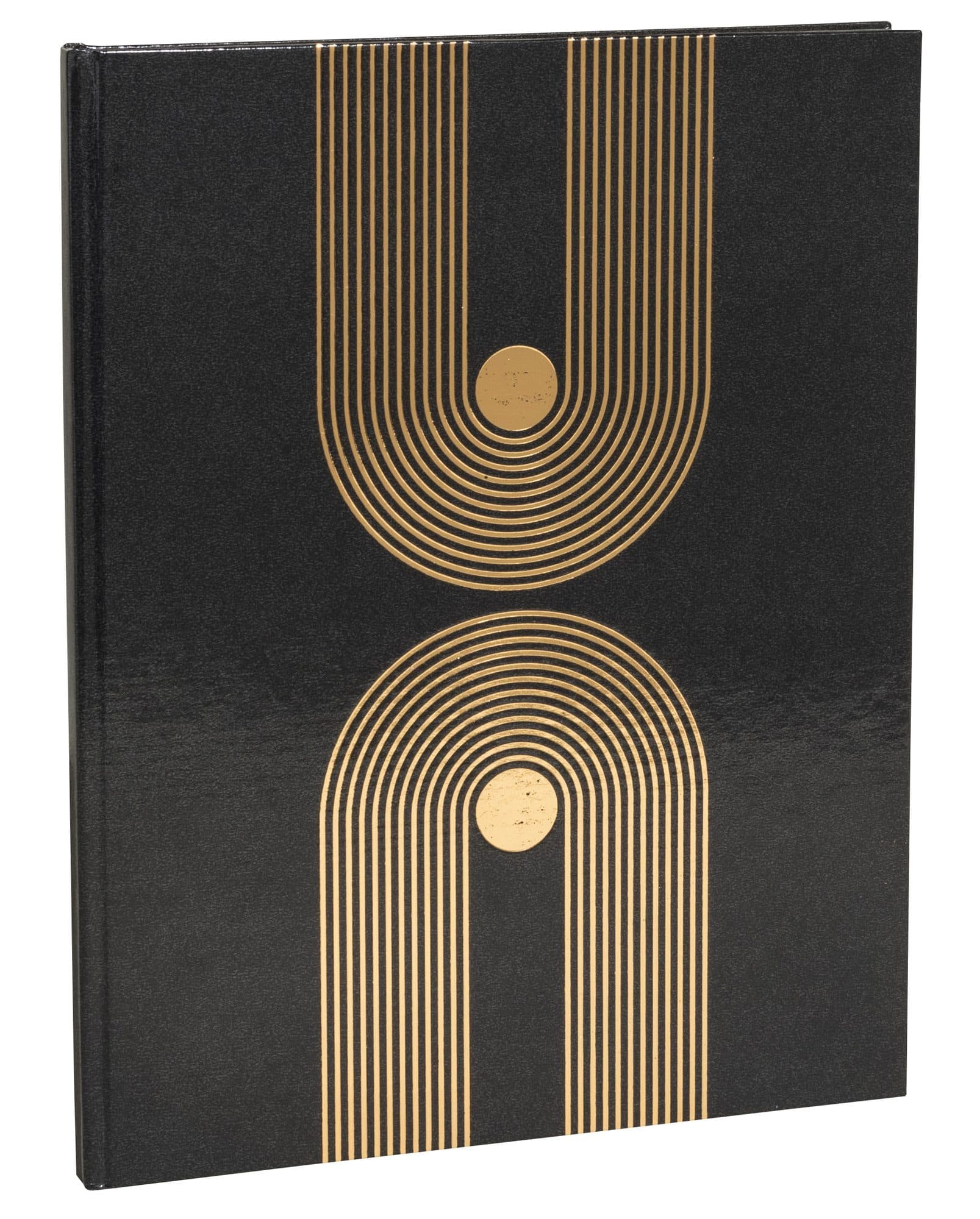 Gastenboek Exacompta Graphik 270x220mm blanco zwart 2