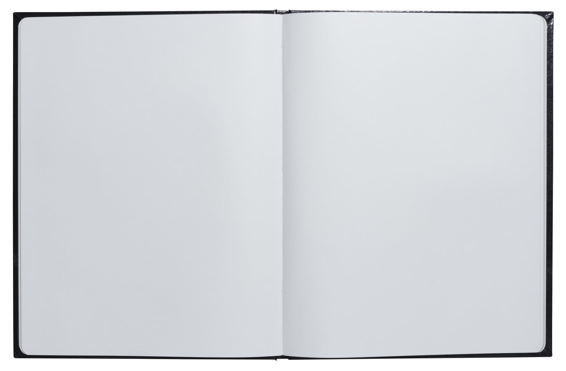 Gastenboek Exacompta Graphik 270x220mm blanco zwart 4