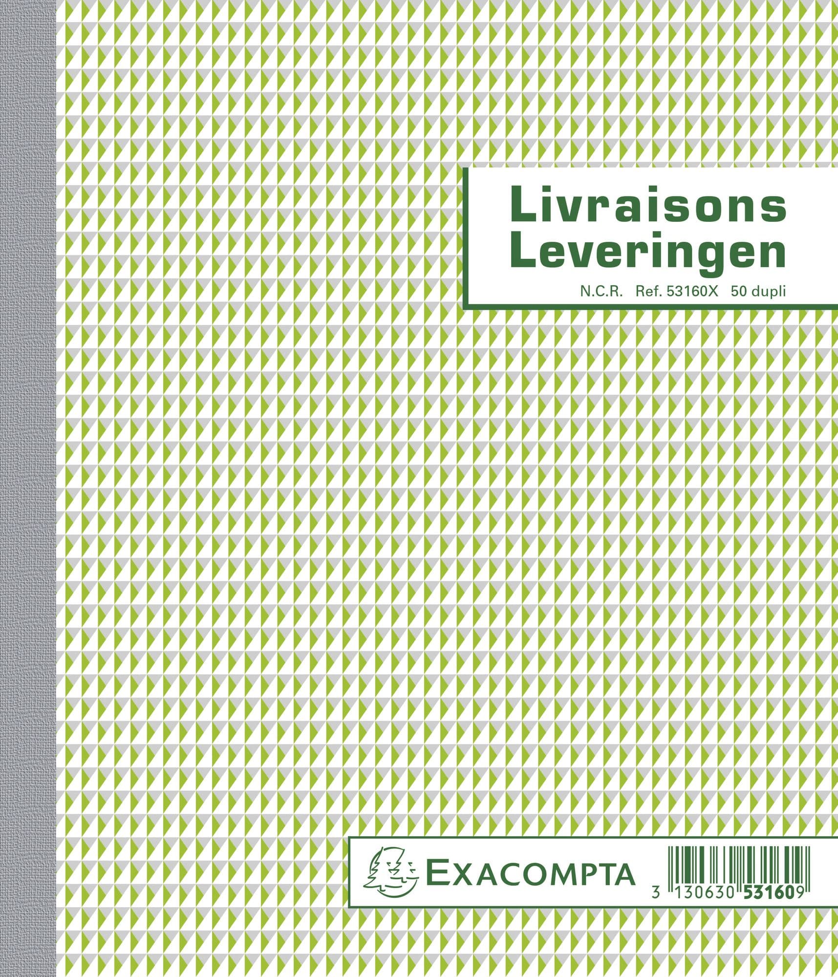 Leveringenboek Exacompta Manifold dupli 50vel Nl Fr
