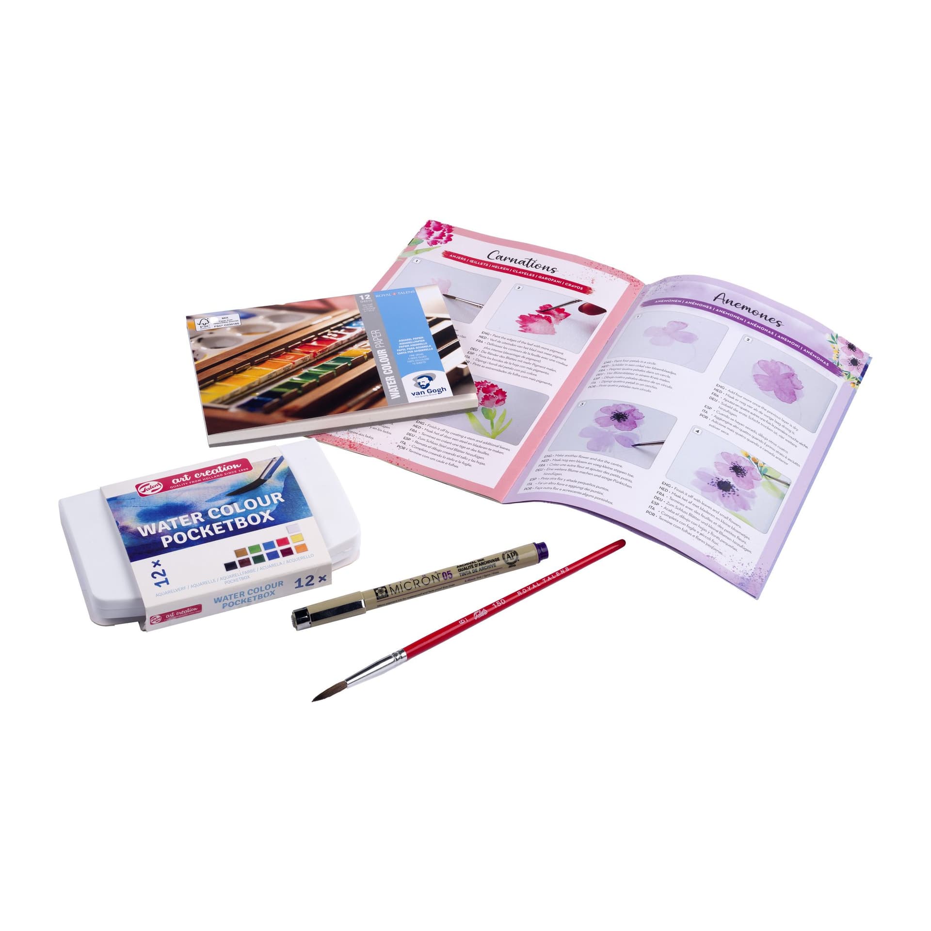 Aquarelverfset Talens Art Creation Floral Watercolour Art assorti 3