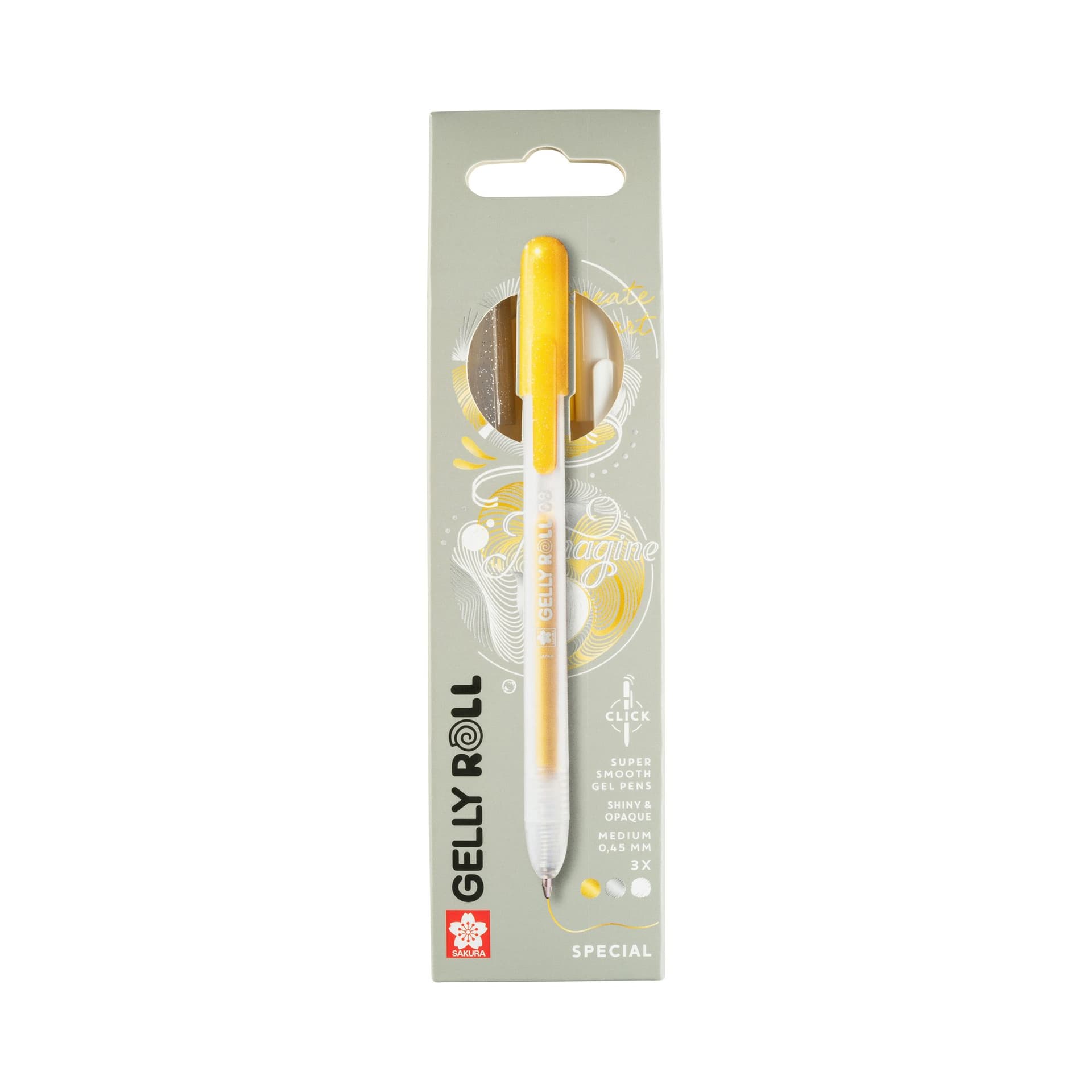 Gelschrijver Sakura Gelly Roll Special 08 klikfunctie set à 3 goud 2