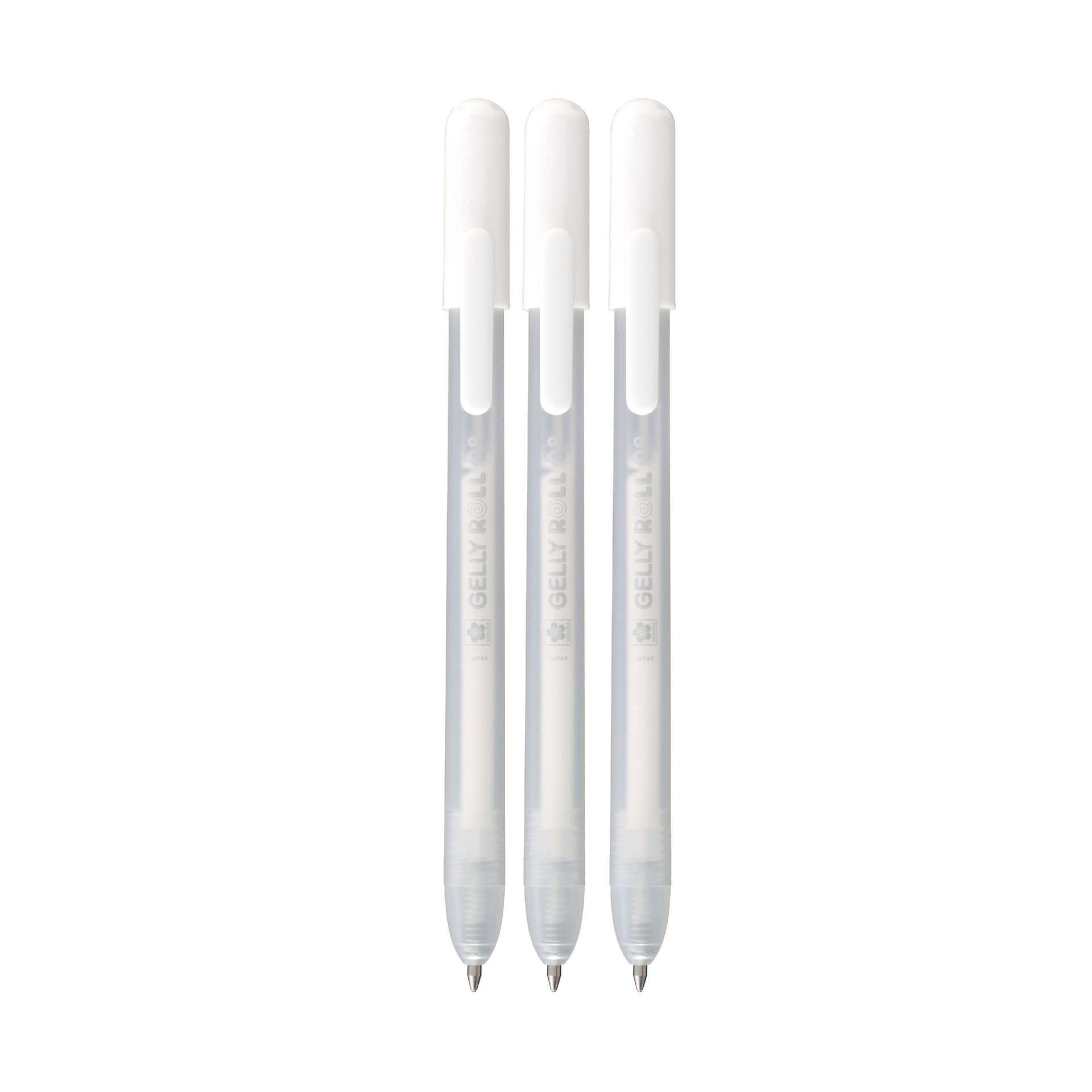 Gelschrijver Sakura Gelly Roll Classic 08 klikfunctie set à 3  wit