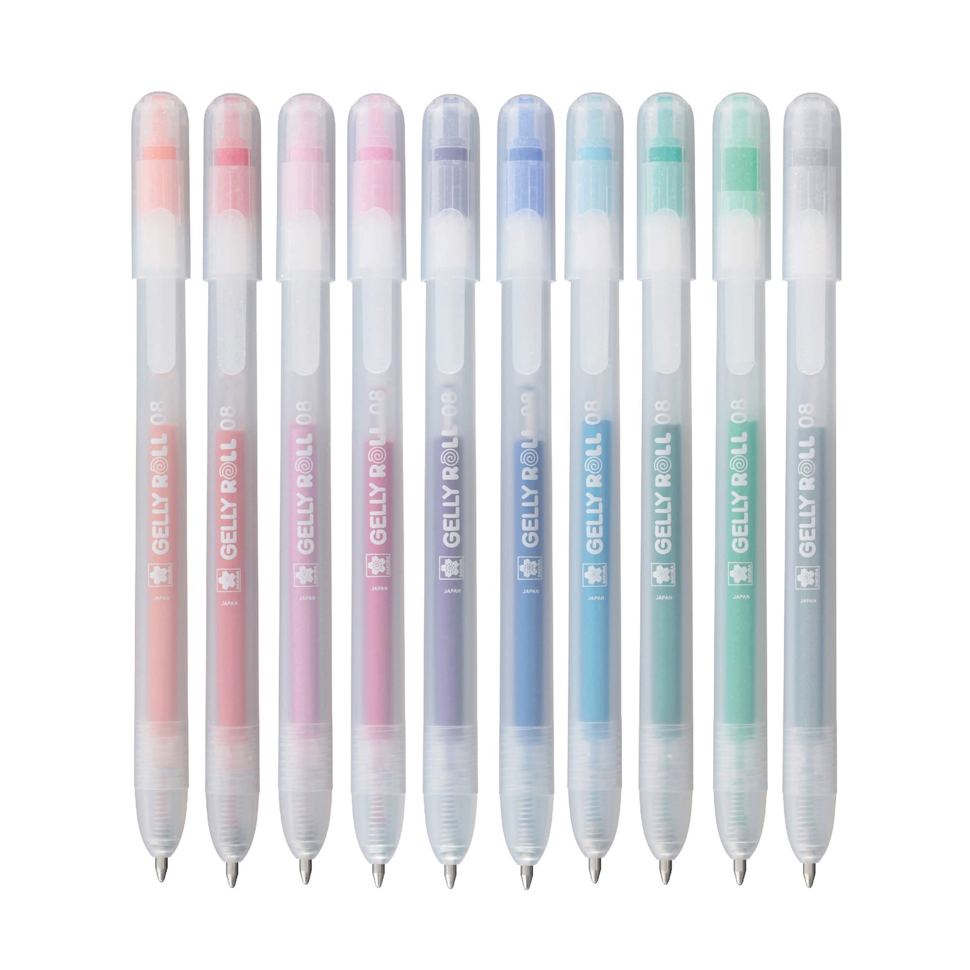 Gelschrijver Sakura Gelly Roll Stardust 08 klikfunctie assorti 10st