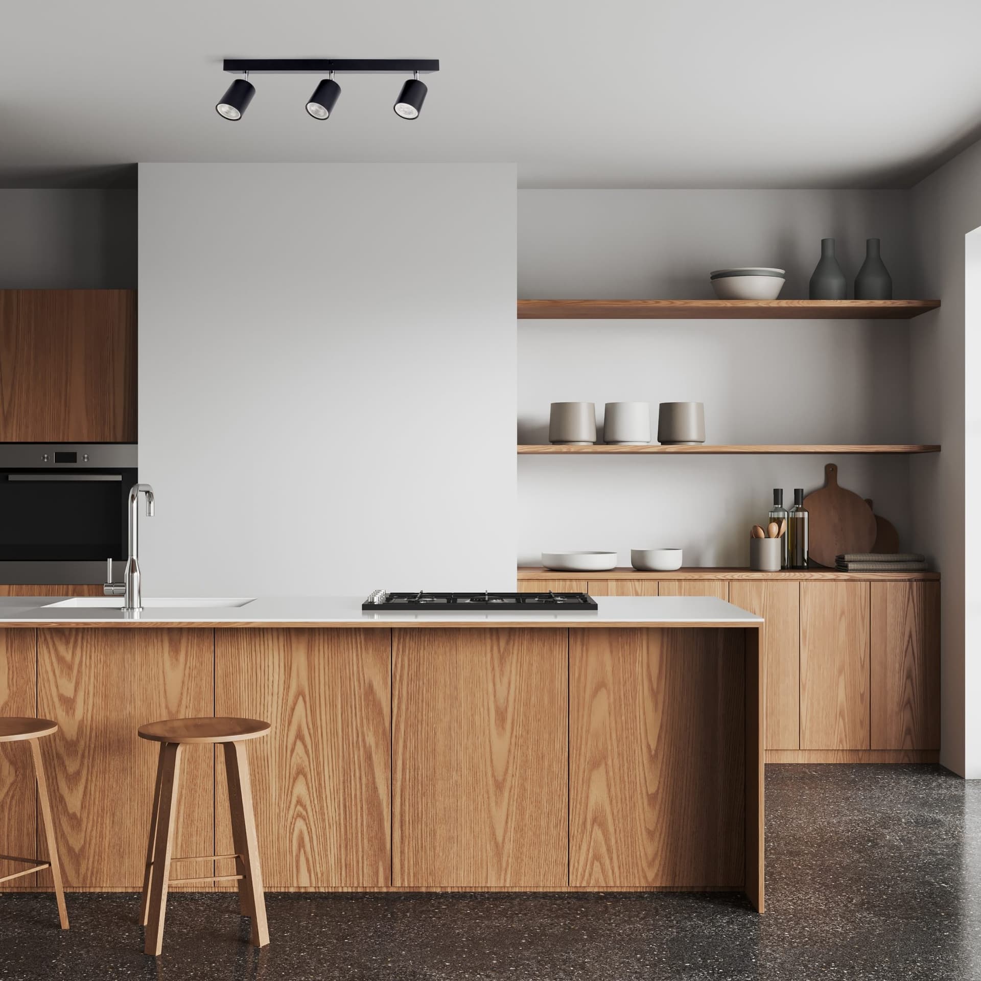 Plafondspot Integral Siena 3 spot IP20 GU10 zwart 2