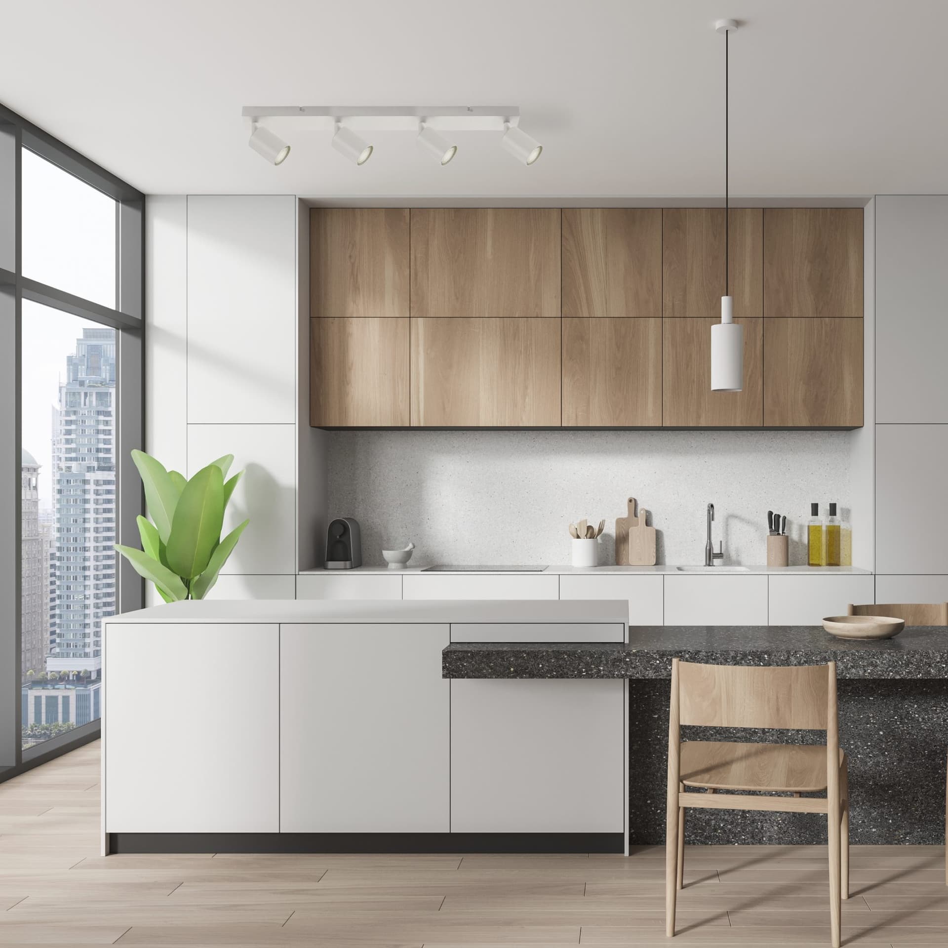 Plafondspot Integral Siena 4 spot IP20 GU10 wit 2