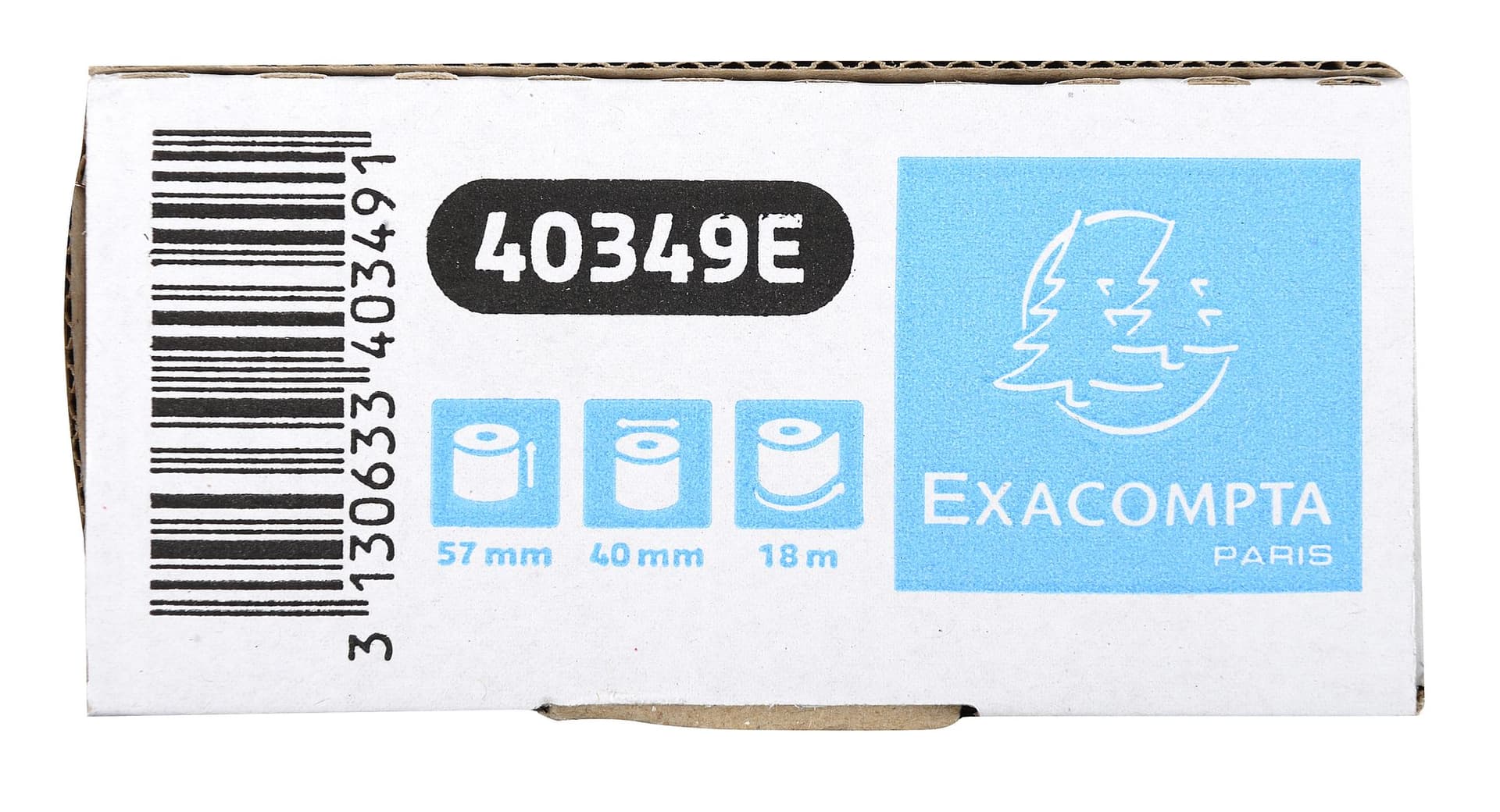 Telrol Exacompta 57mmx18m kern Ø12mm thermisch 5