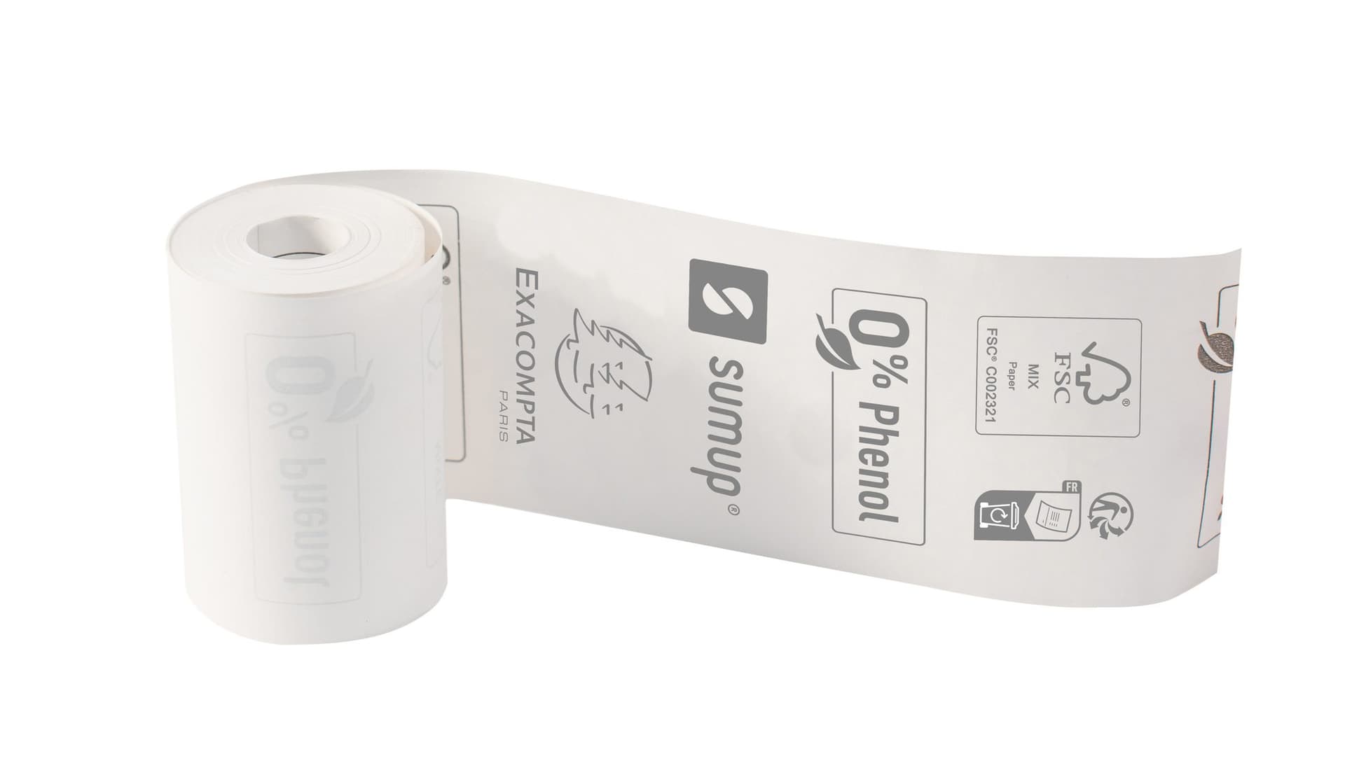 Telrol Exacompta 57mmx9m, kern Ø12mm SumUp thermisch fenolvrij 2