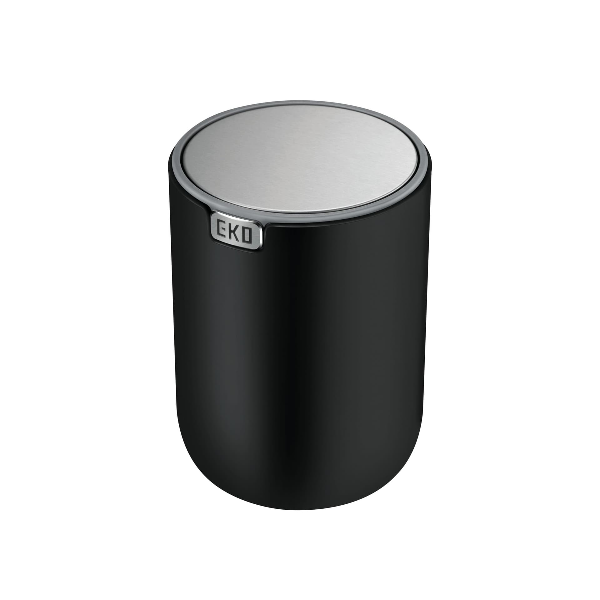 Afvalbak EKO Fandy 2 tafelmodel met swingdeksel 1,5 liter zwart 2