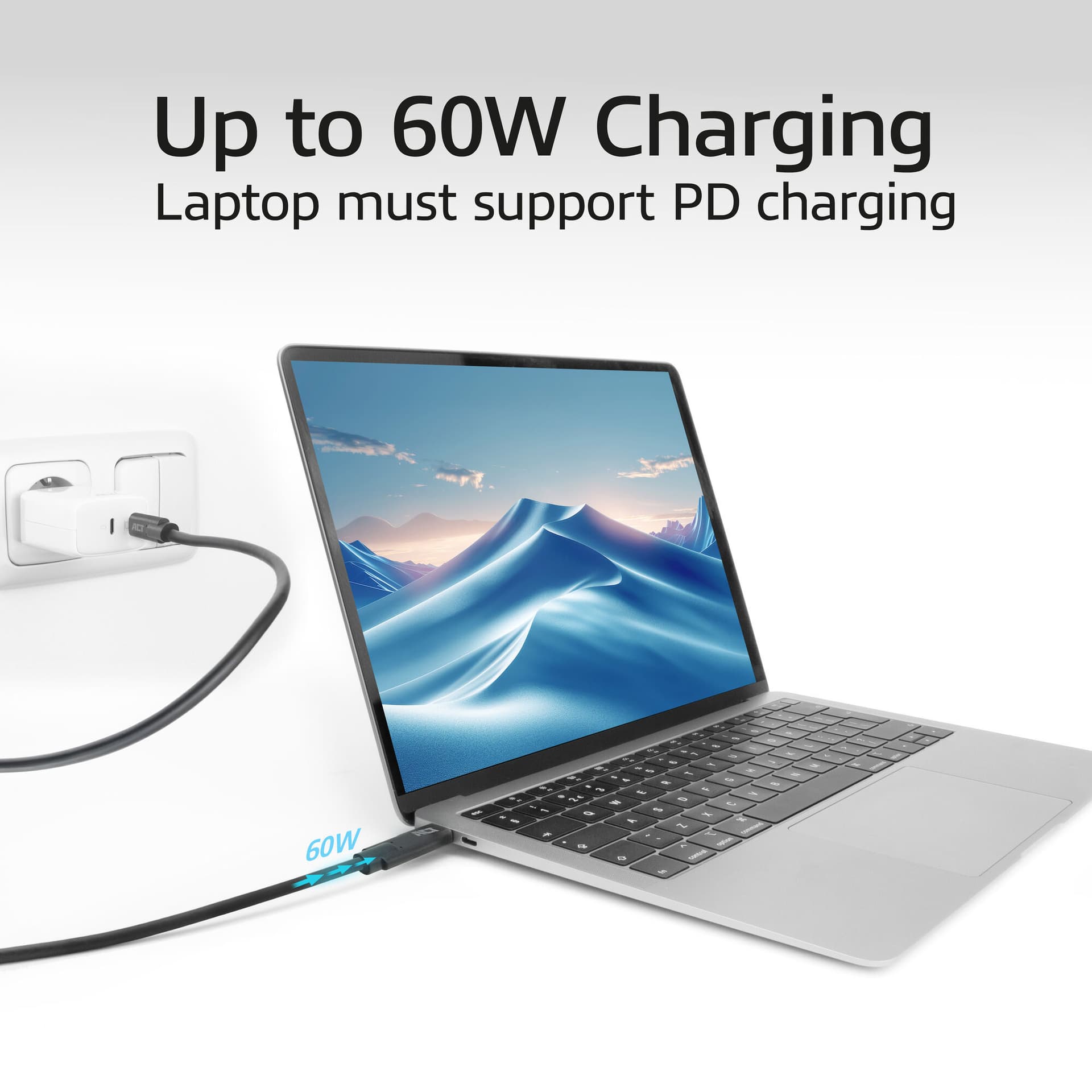 Kabel ACT USB-C 3.0 10Gbps 60W USB 3 meter 4