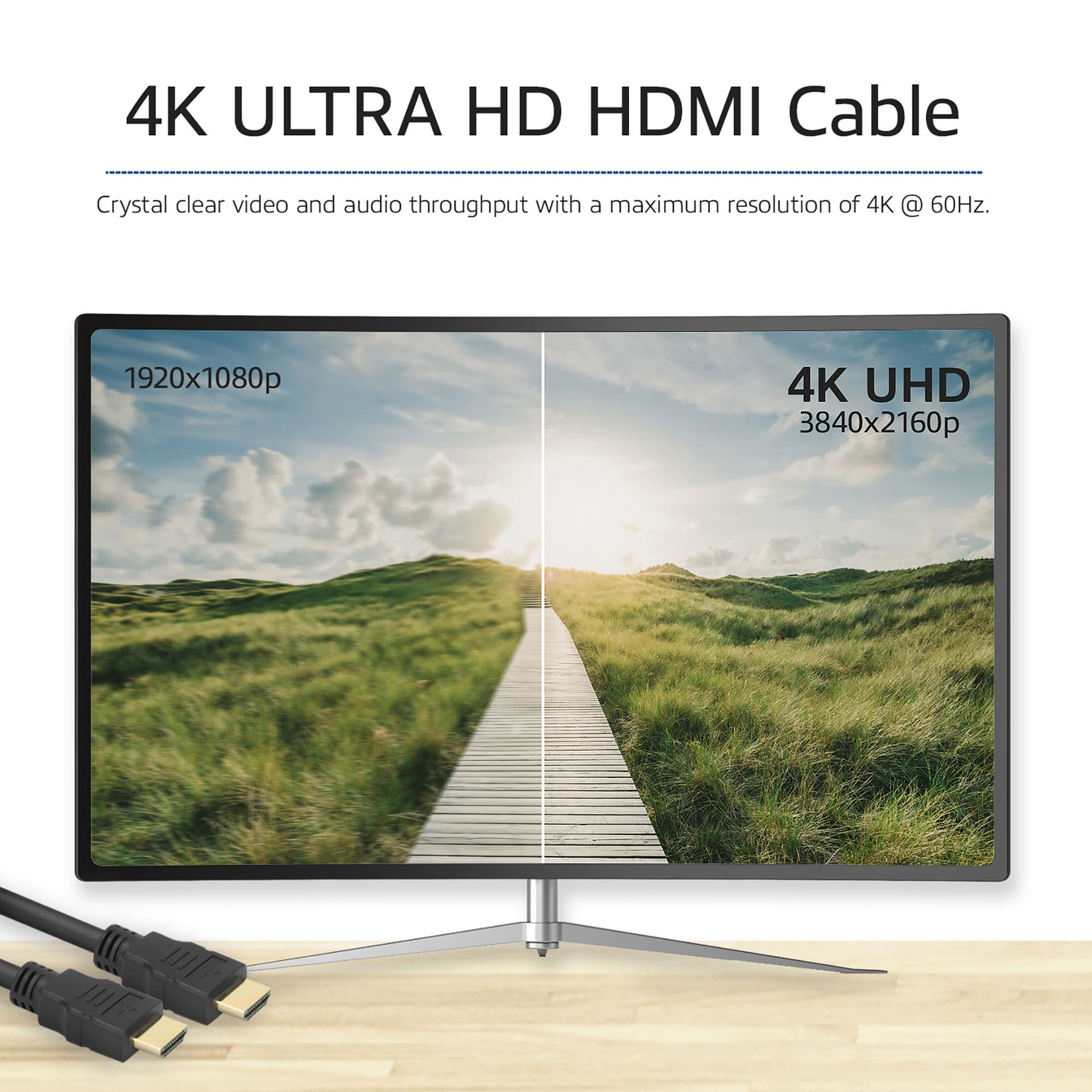 Kabel ACT HS v2.0 HDMI-A male - HDMI-A male (AWG30) 1 meter 4