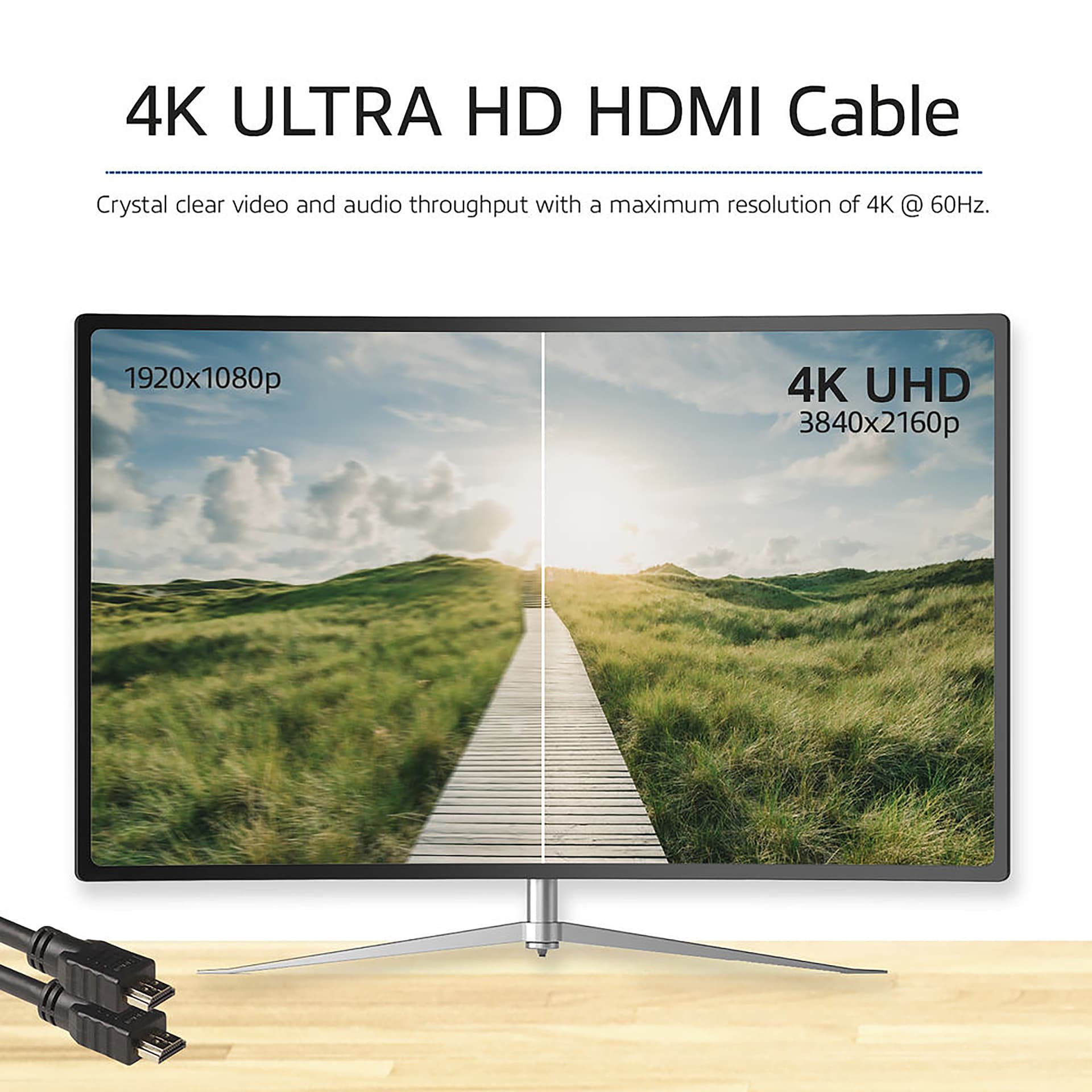 Kabel ACT HDMI ETH4K M/M zwart 2 meter 6