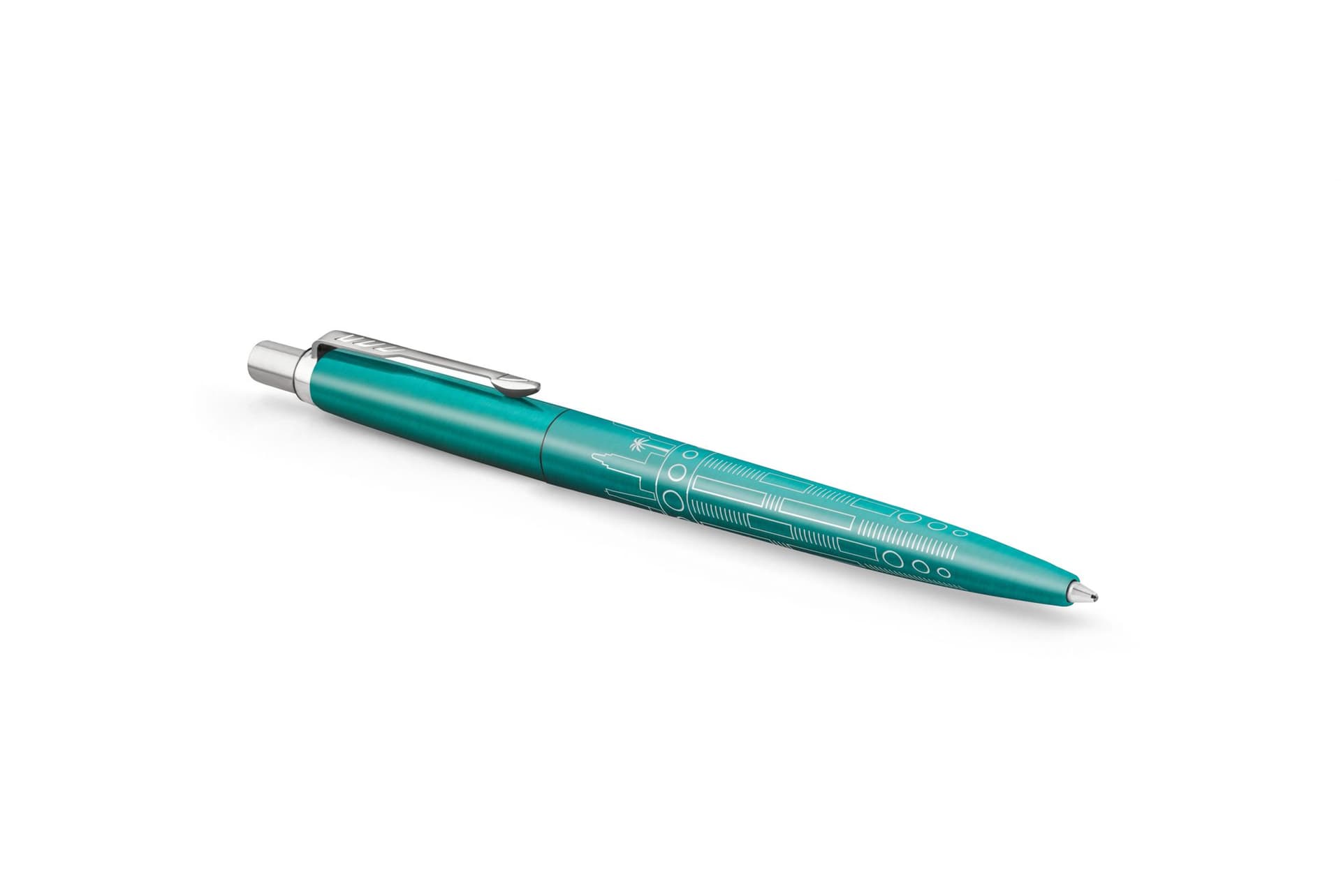 Balpen Parker Jotter special edition Miami turquoise CT medium 5