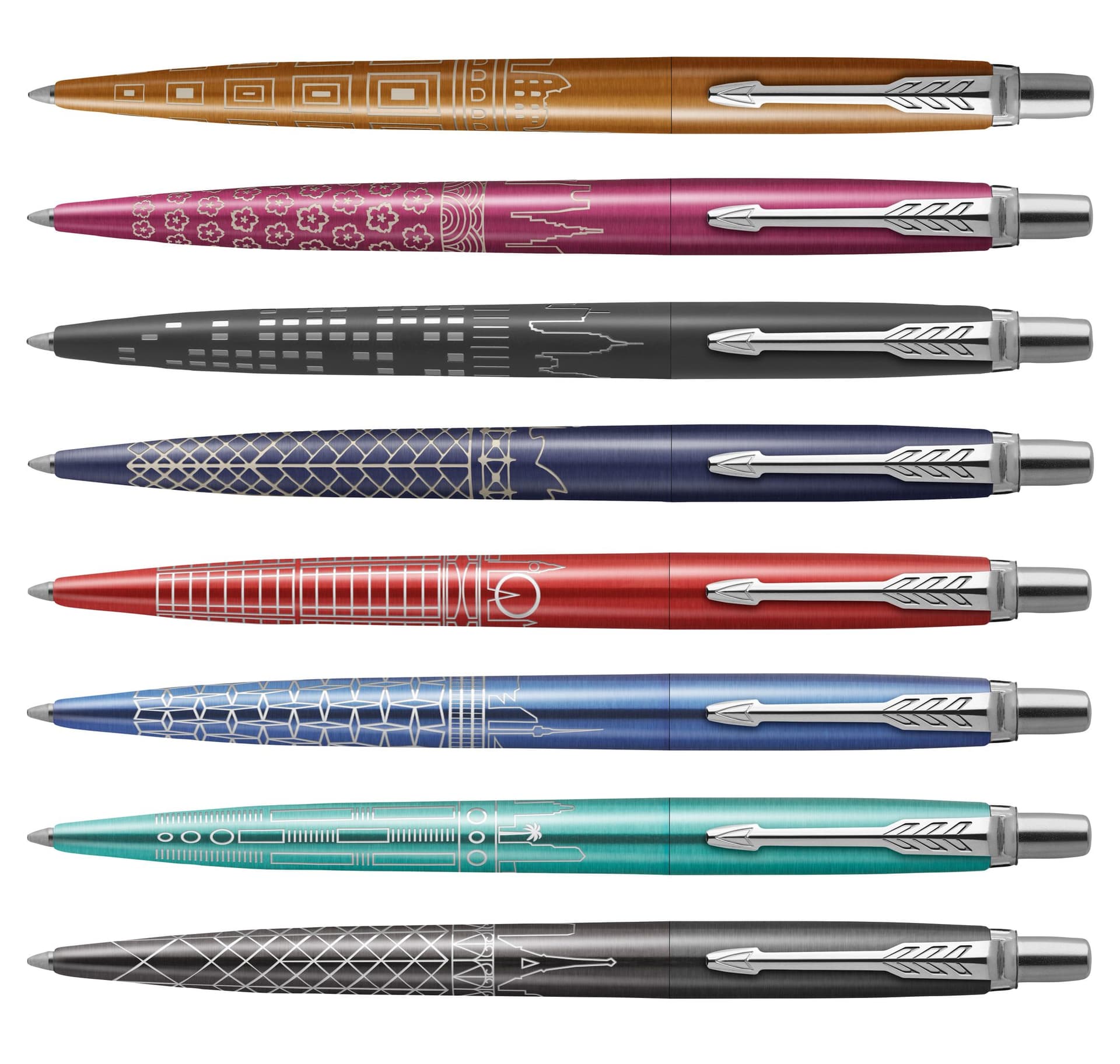 Balpen Parker Jotter special edition Paris grey CT medium 7