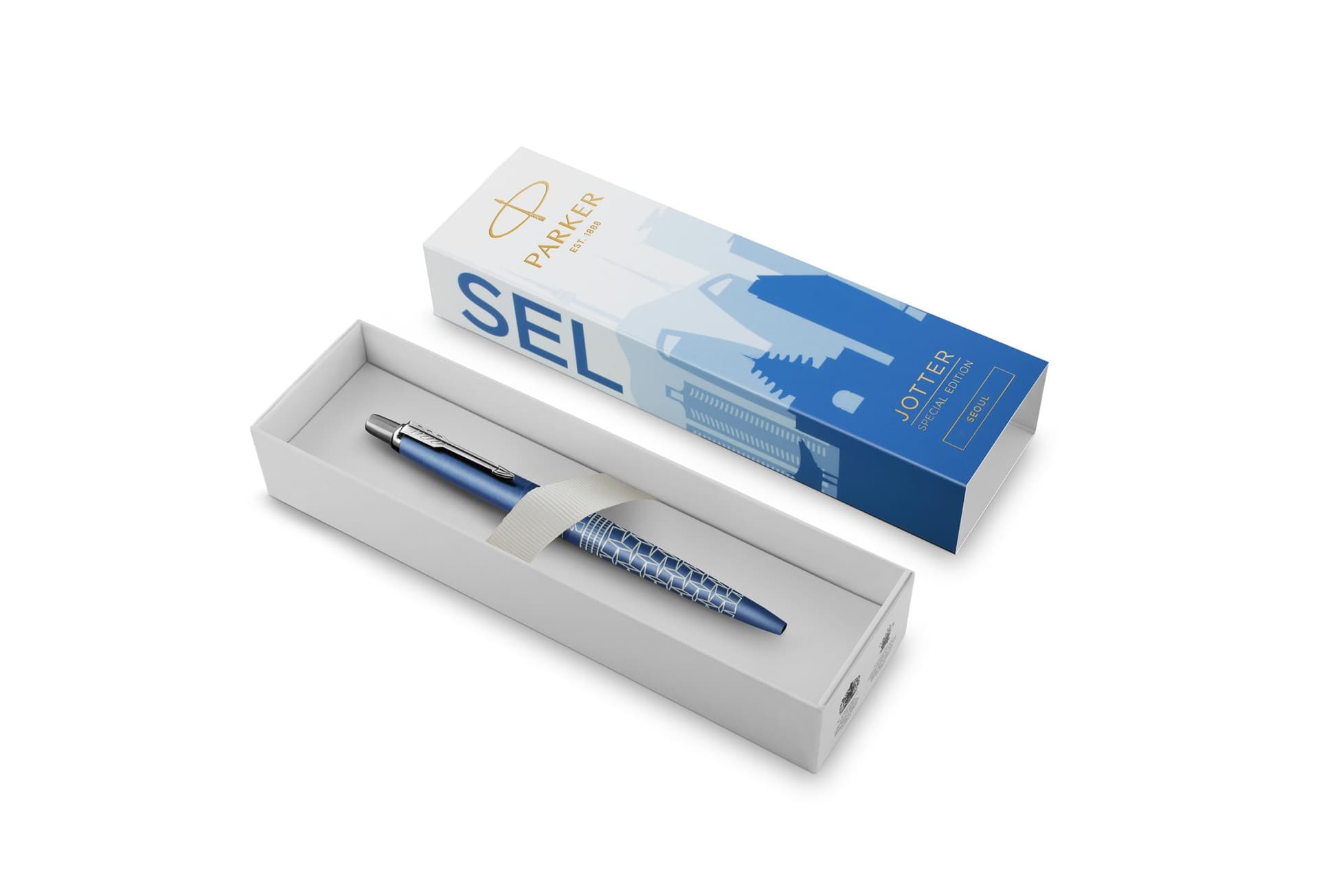 Balpen Parker Jotter special edition Seoul blue CT medium 2