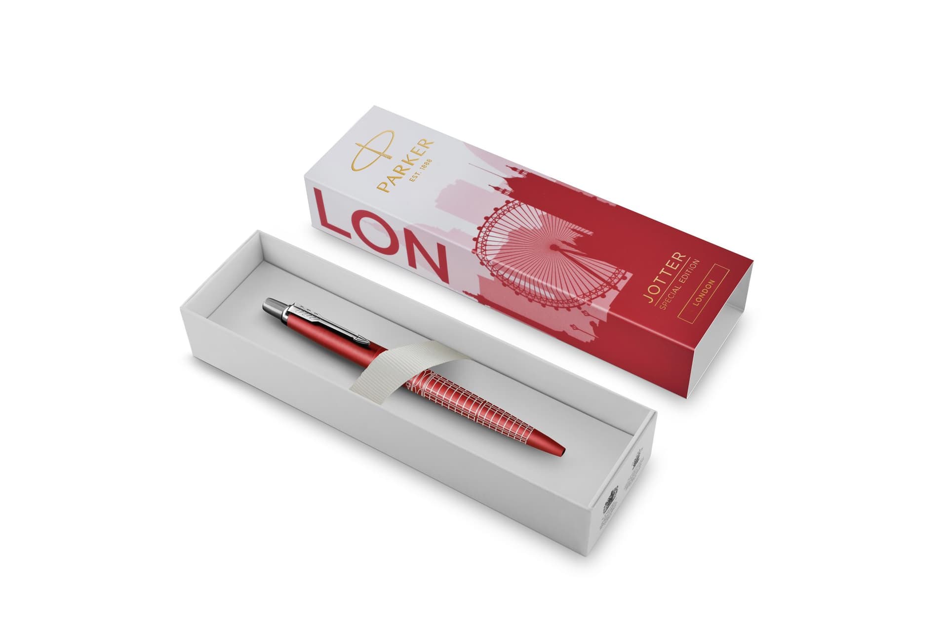 Balpen Parker Jotter special edition London red CT medium 2