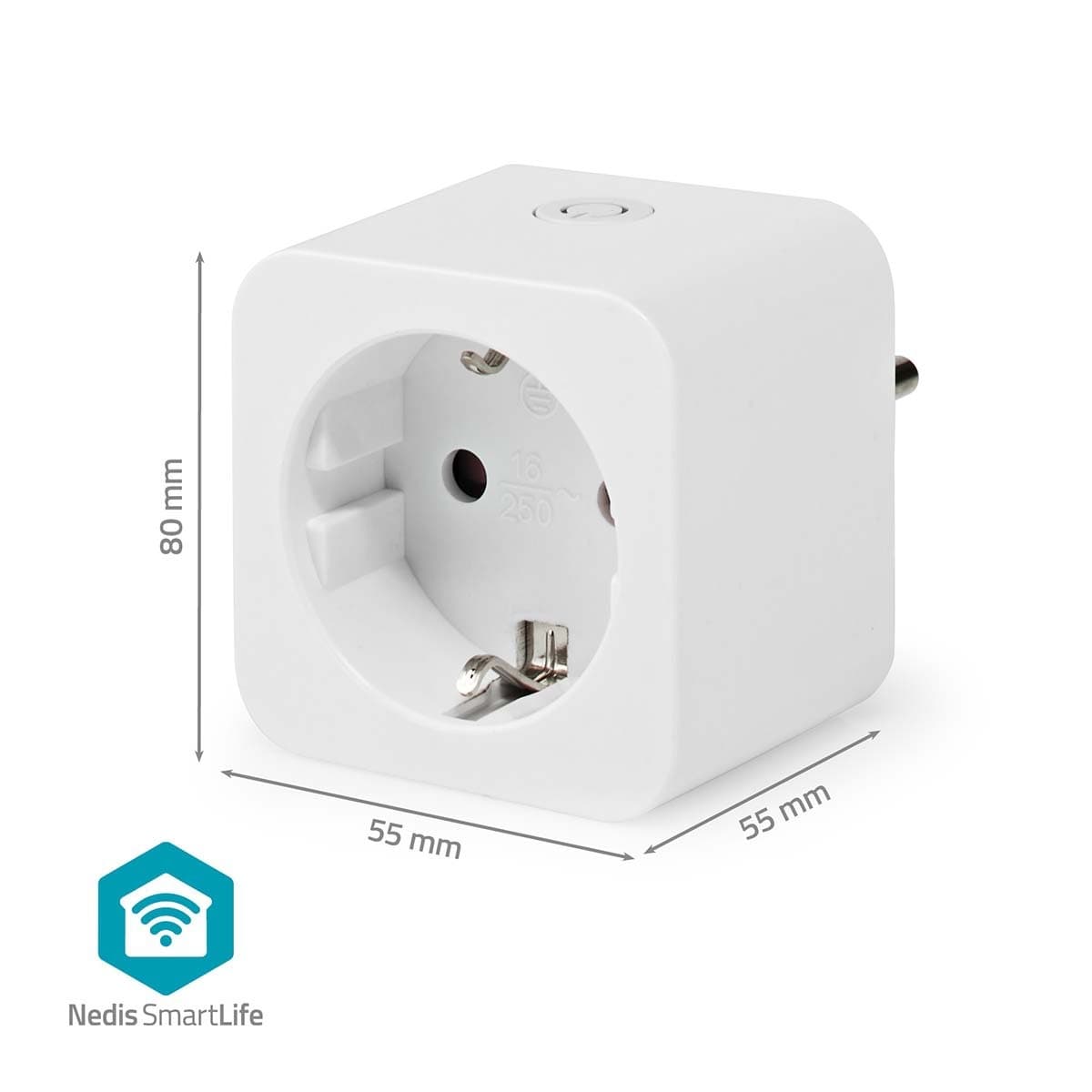 Slimme stekker Nedis Smartlife Wifi 3 stuks wit 7