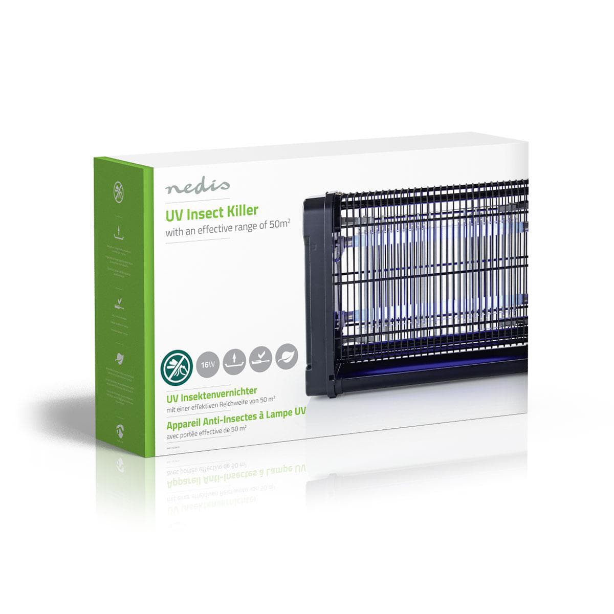 Insectenlamp Nedis electrisch 2x8watt 50M2 zwart 3