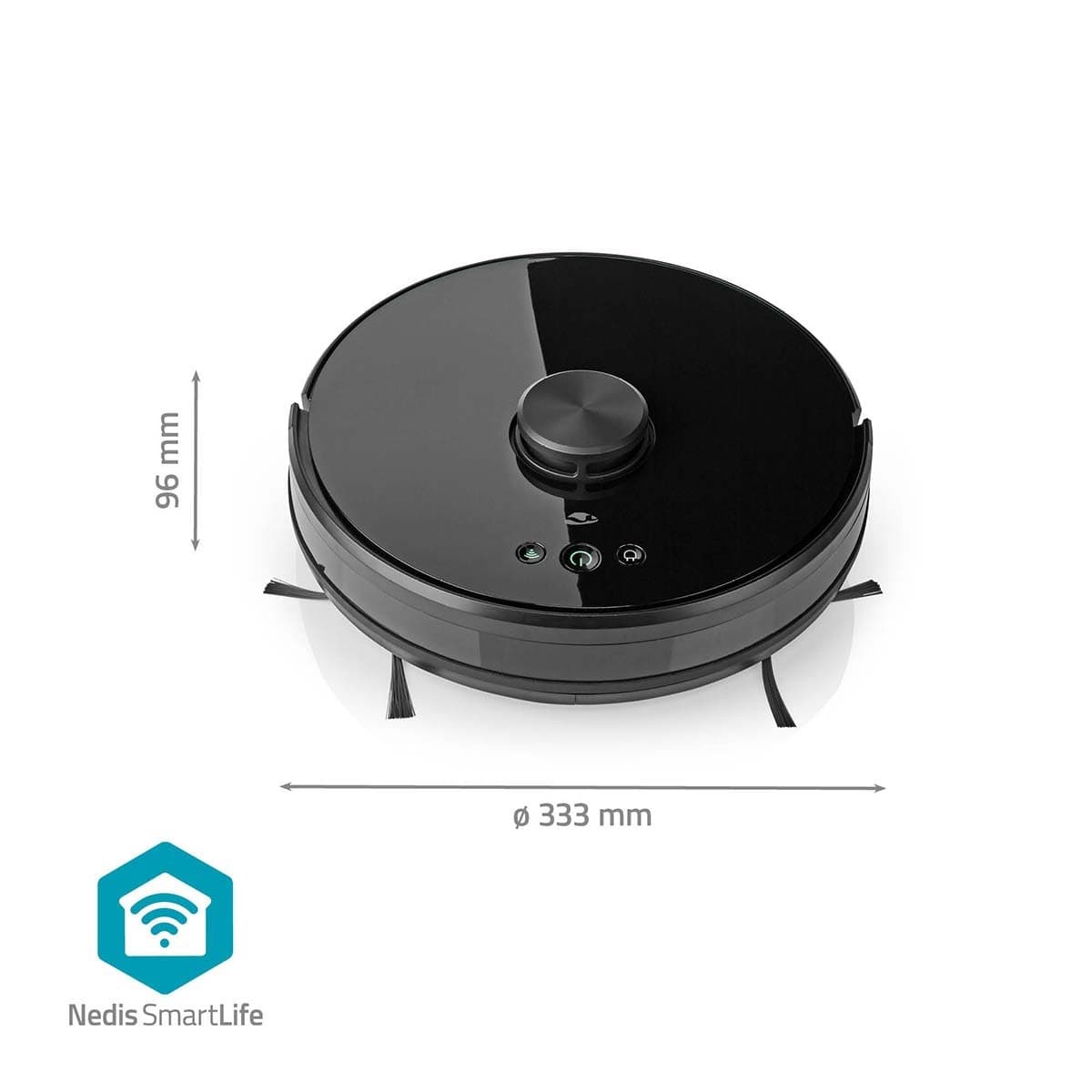 Robotstofzuiger Nedis Smartlife wifi laser 3-in-1 zwart 6
