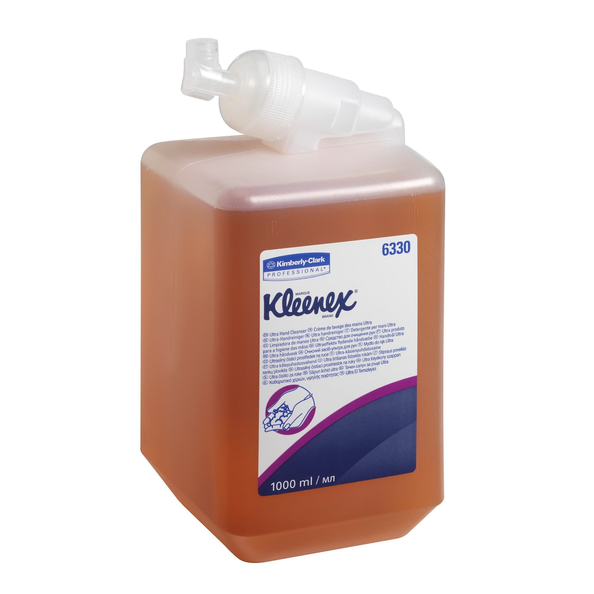 Handzeep Kleenex Ultra vloeibaar amber 1000ml 6330 3