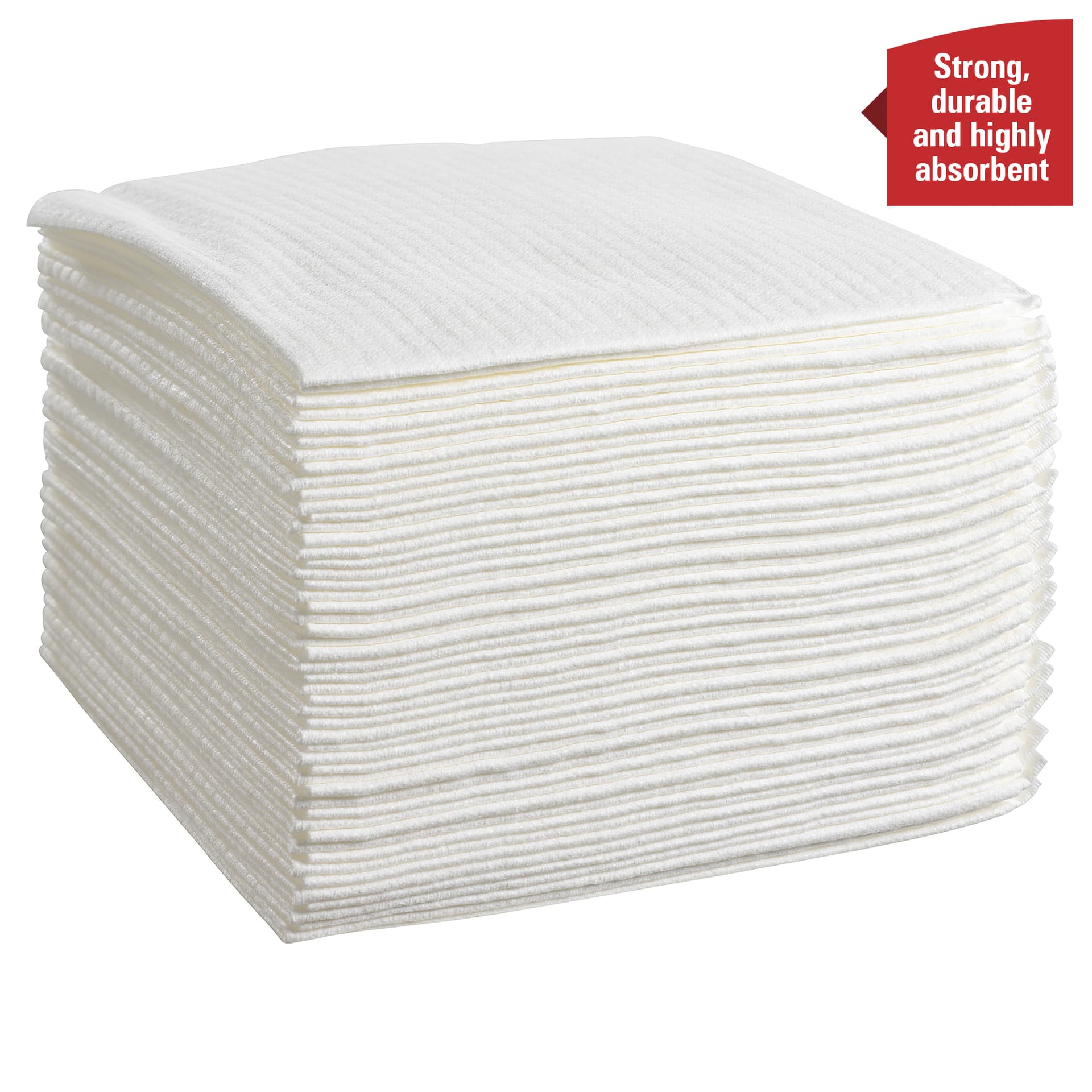 Poetsdoek WypAll X80 PowerClean 305x317mm 4x50vel wit 8388 3
