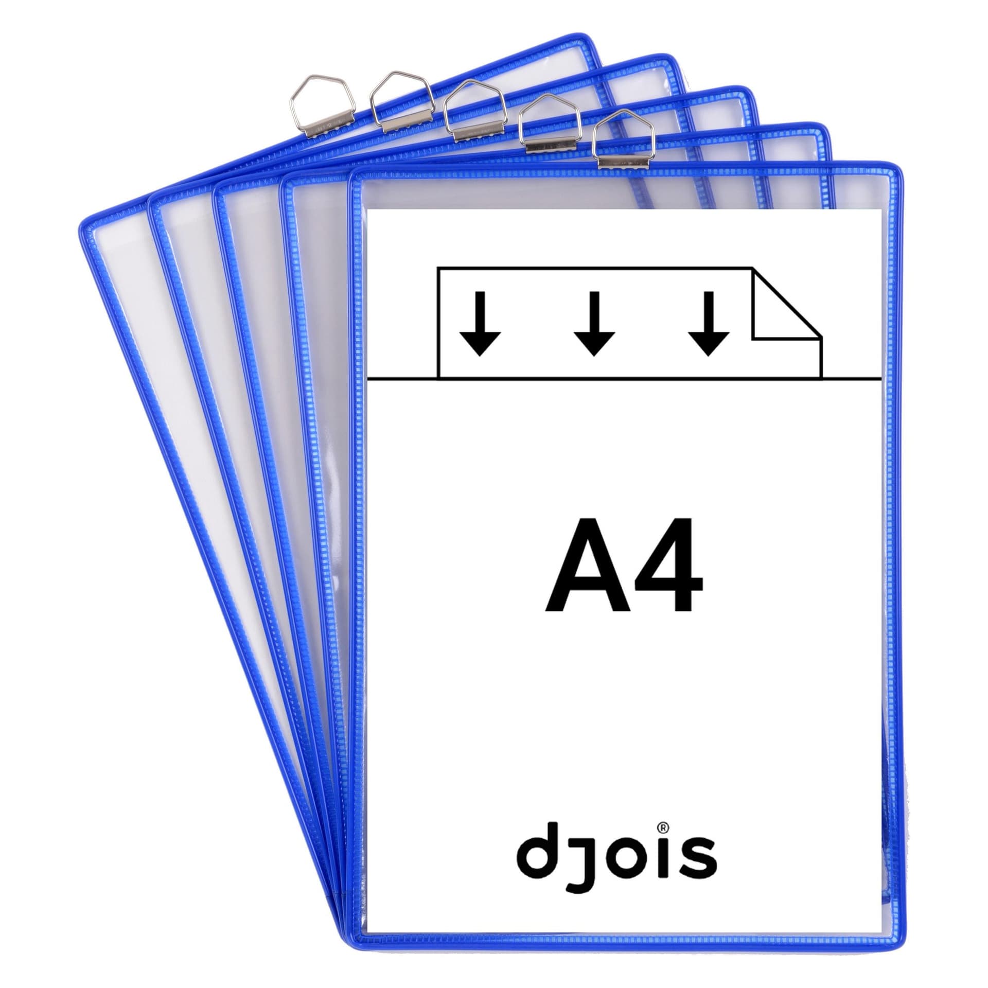Zichtpanelenframe hangend Tarifold A4 blauw 5 stuks 2