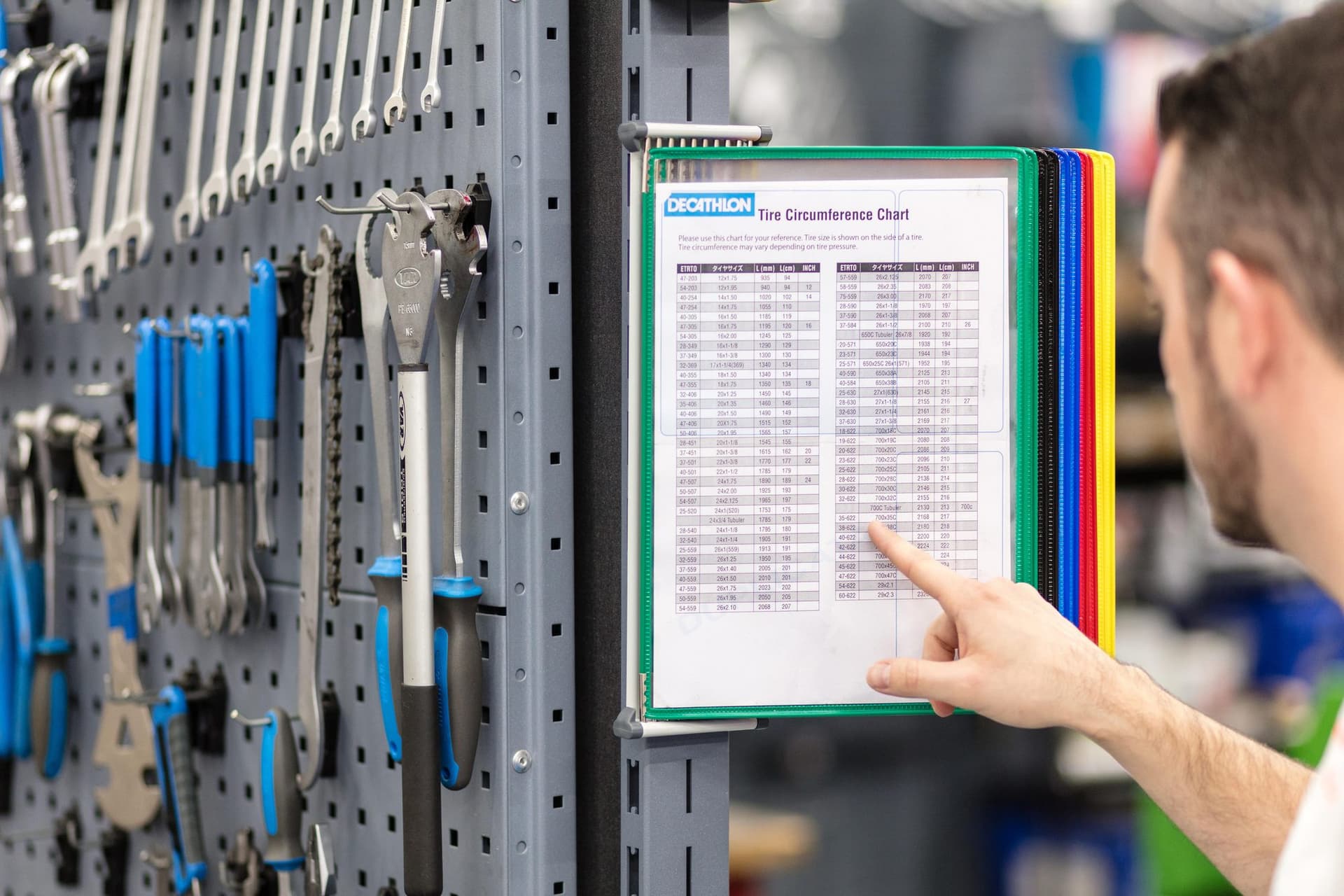 Zichtpanelensysteem wand Tarifold magnetisch A4 met 10-tassen assorti 5