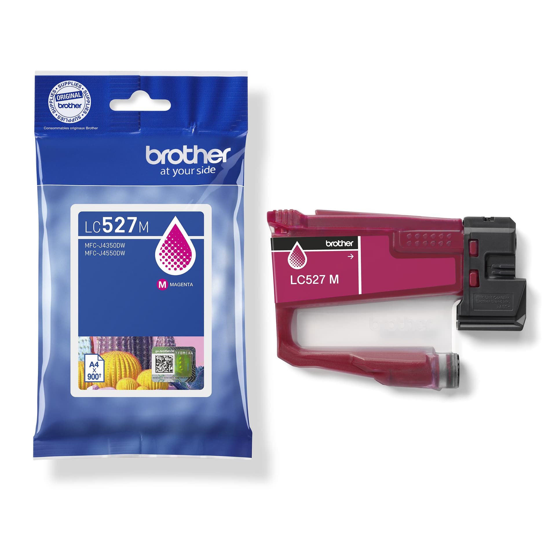 Inktcartridge Brother LC-527M rood 3